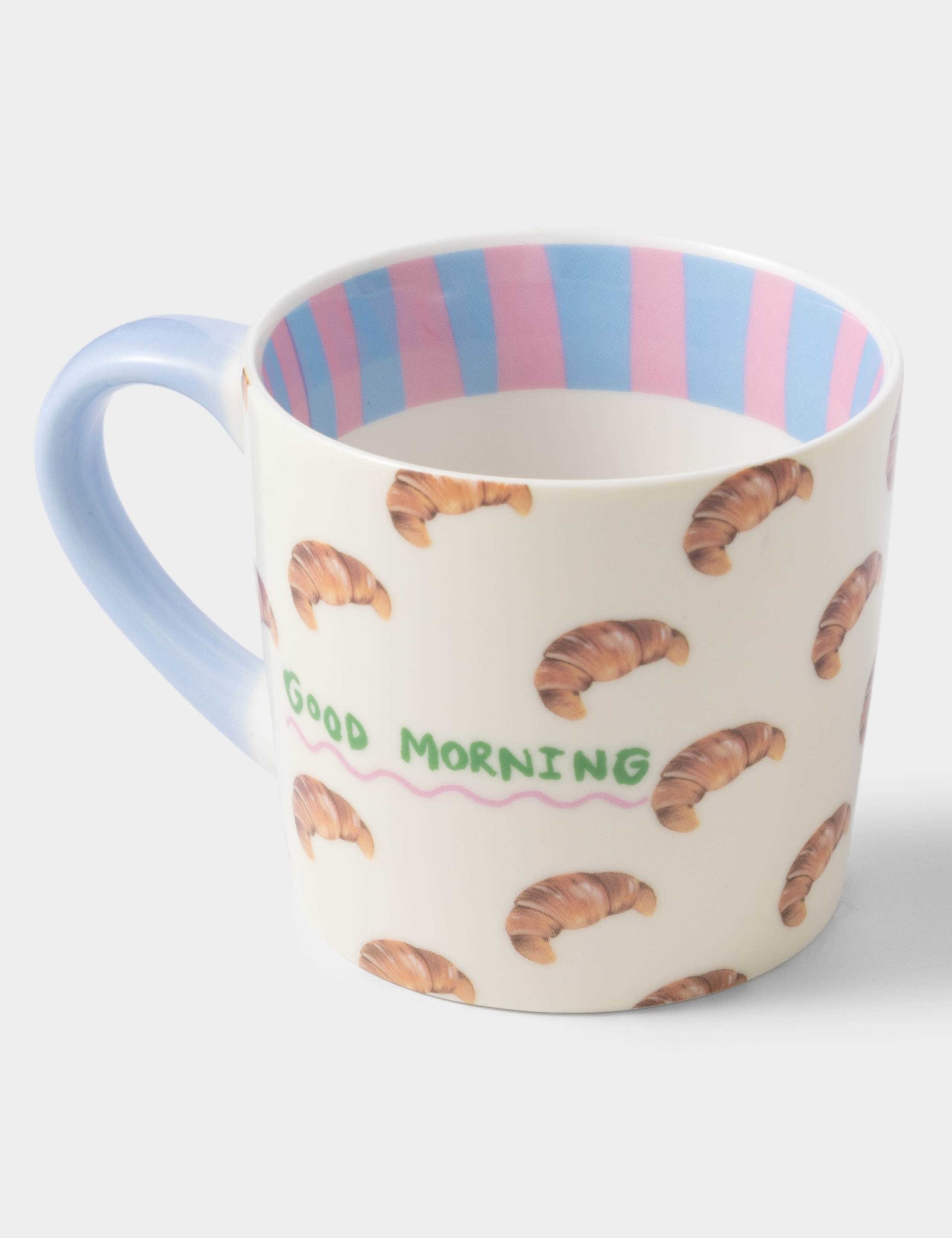 Set of 2 Croissant Slogan Mugs 6 of 10