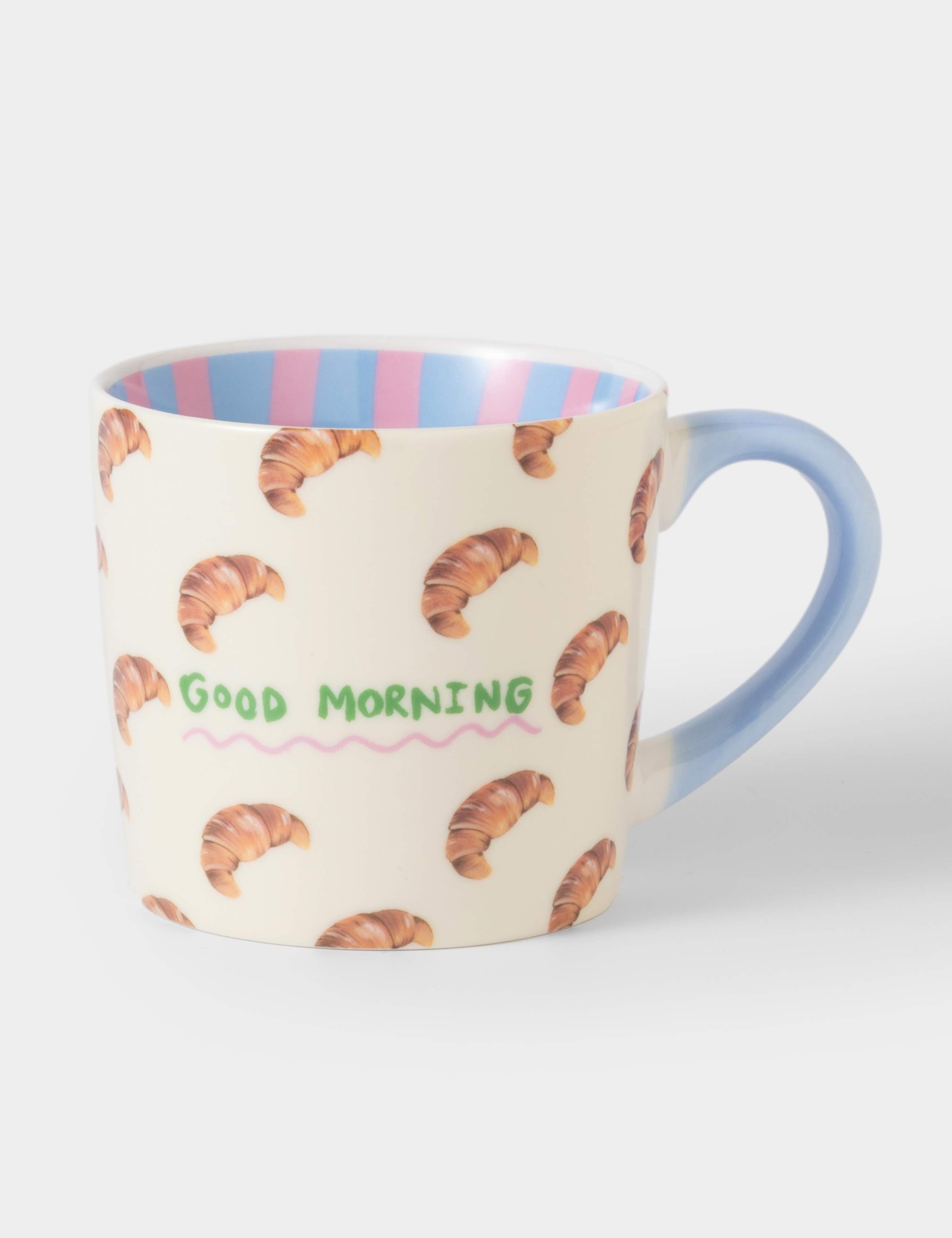 Set of 2 Croissant Slogan Mugs 8 of 10