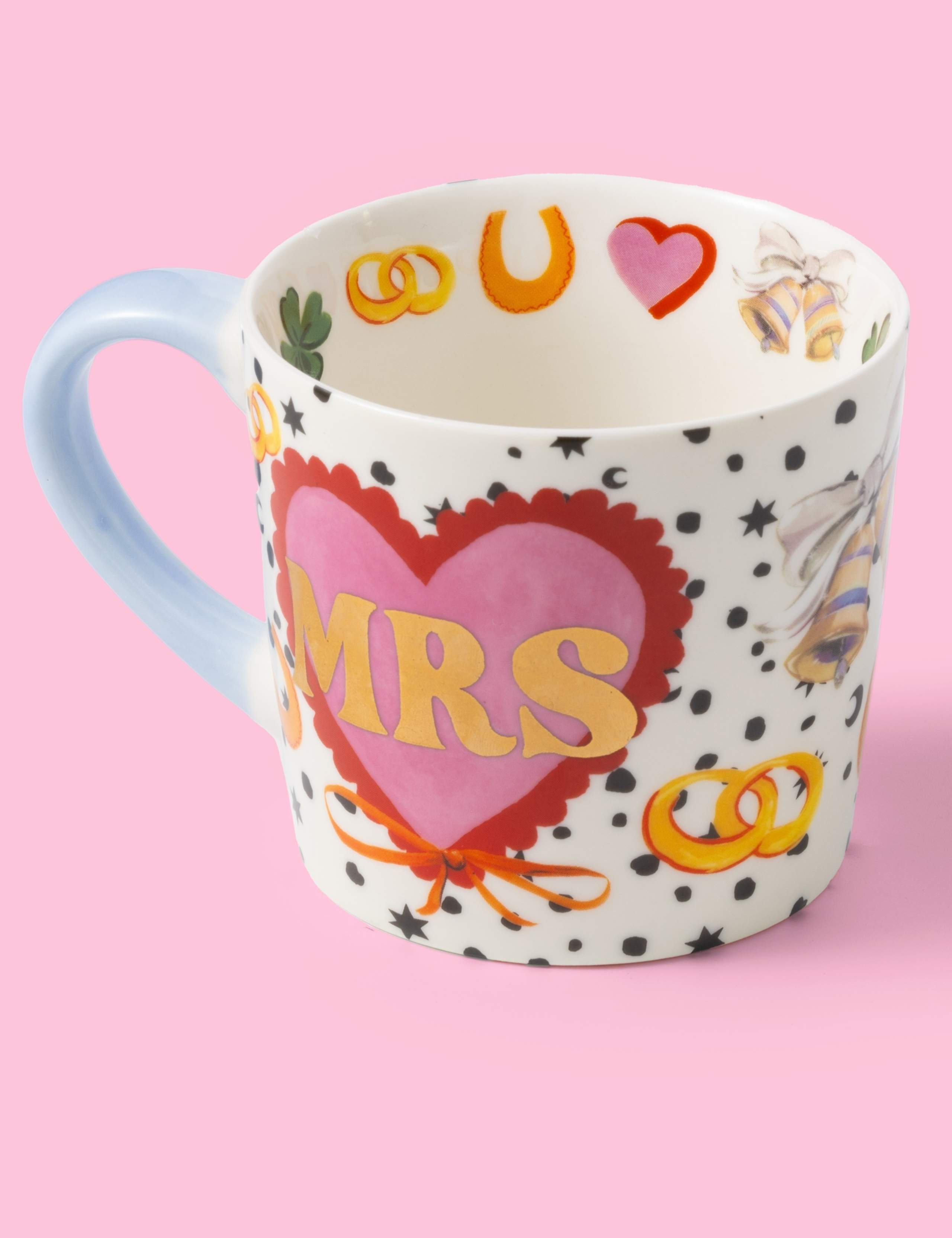 Set of 2 Mr & Mrs Heart Mugs 5 of 9
