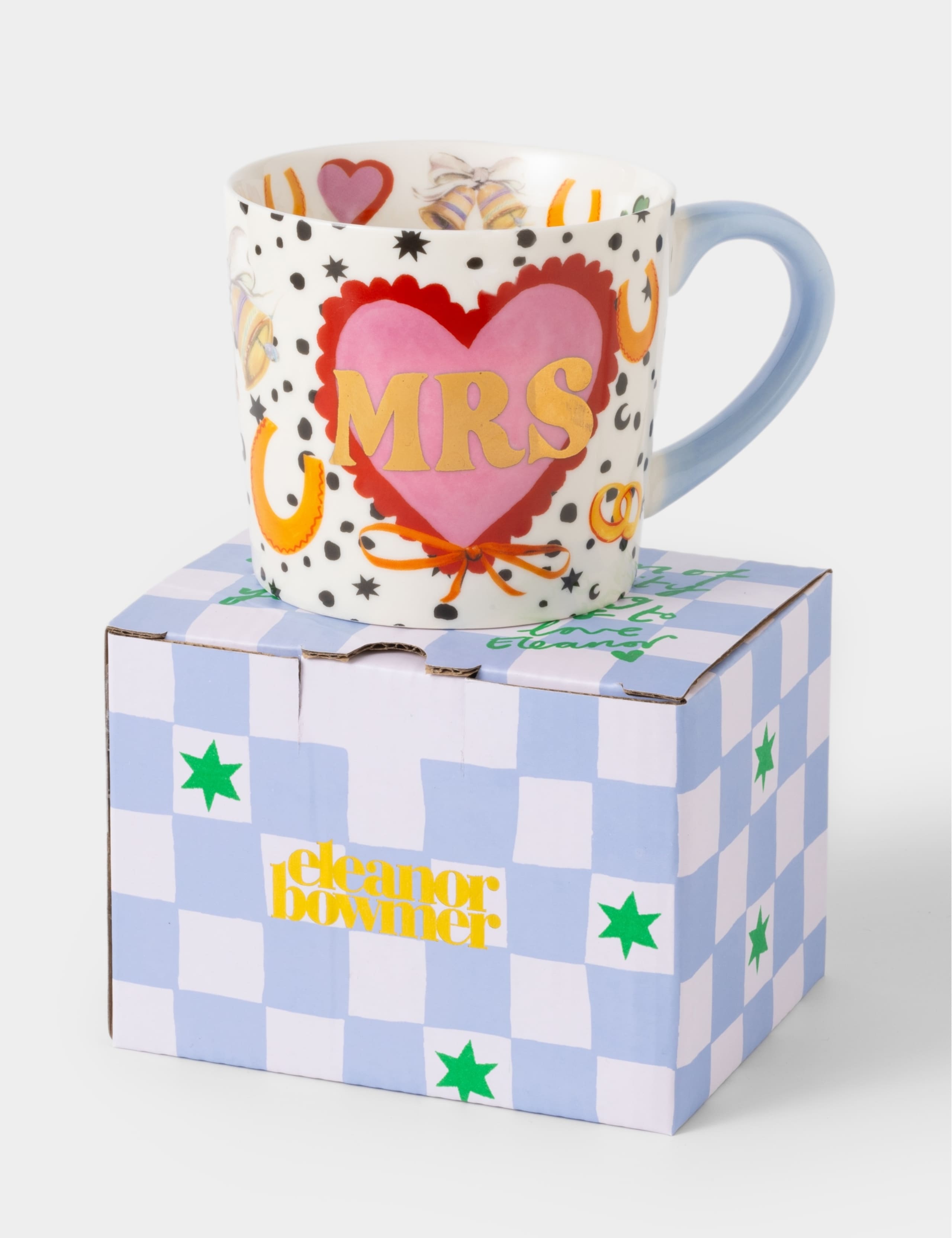 Set of 2 Mr & Mrs Heart Mugs 9 of 9
