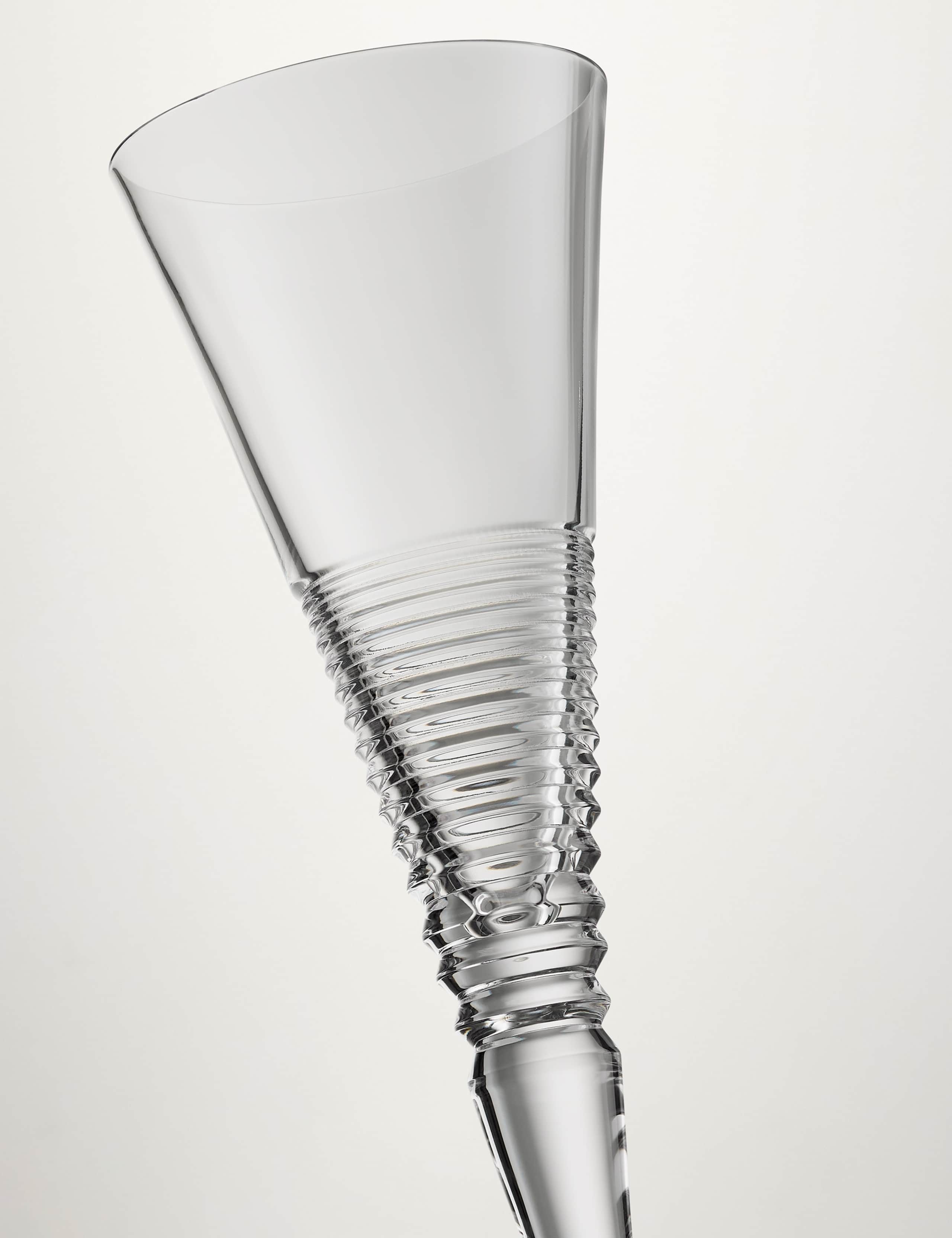 Set of 2 Circon Crystal Champagne Flutes 2 of 3
