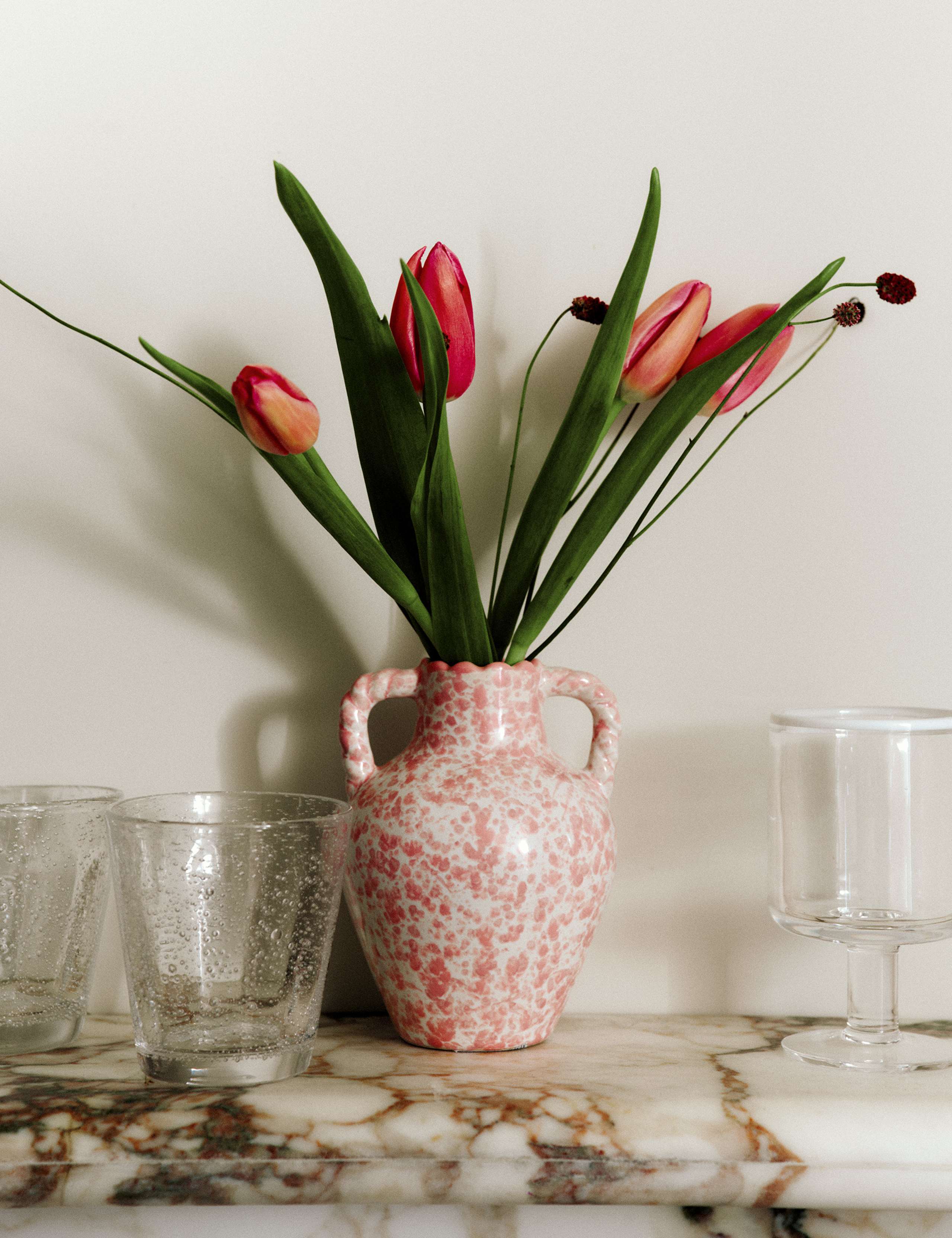 Small Splatter Ceramic Vase 4 of 4
