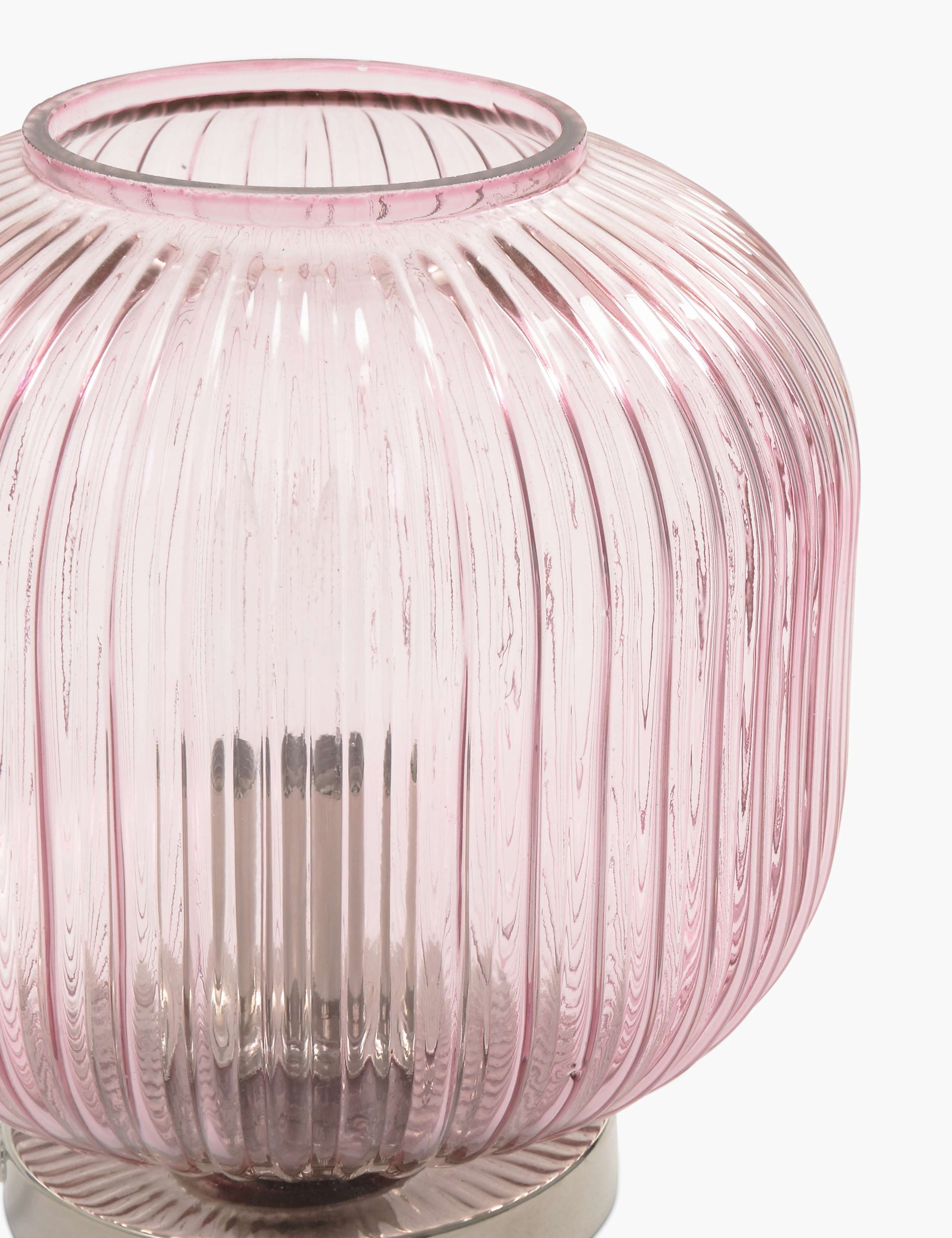 Ribbed Glass Table Lamp 5 of 5