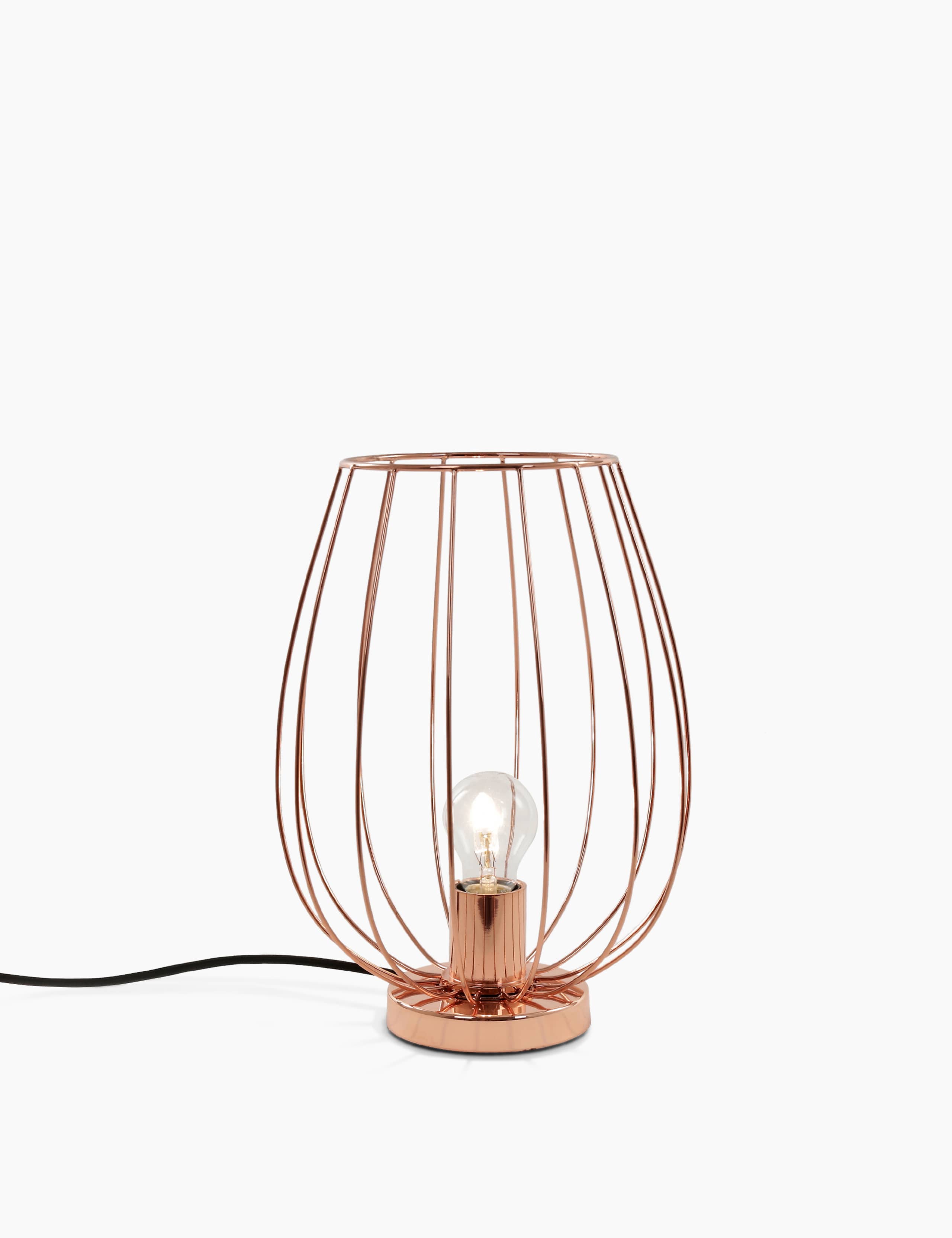 Copper Table Lamp 2 of 4