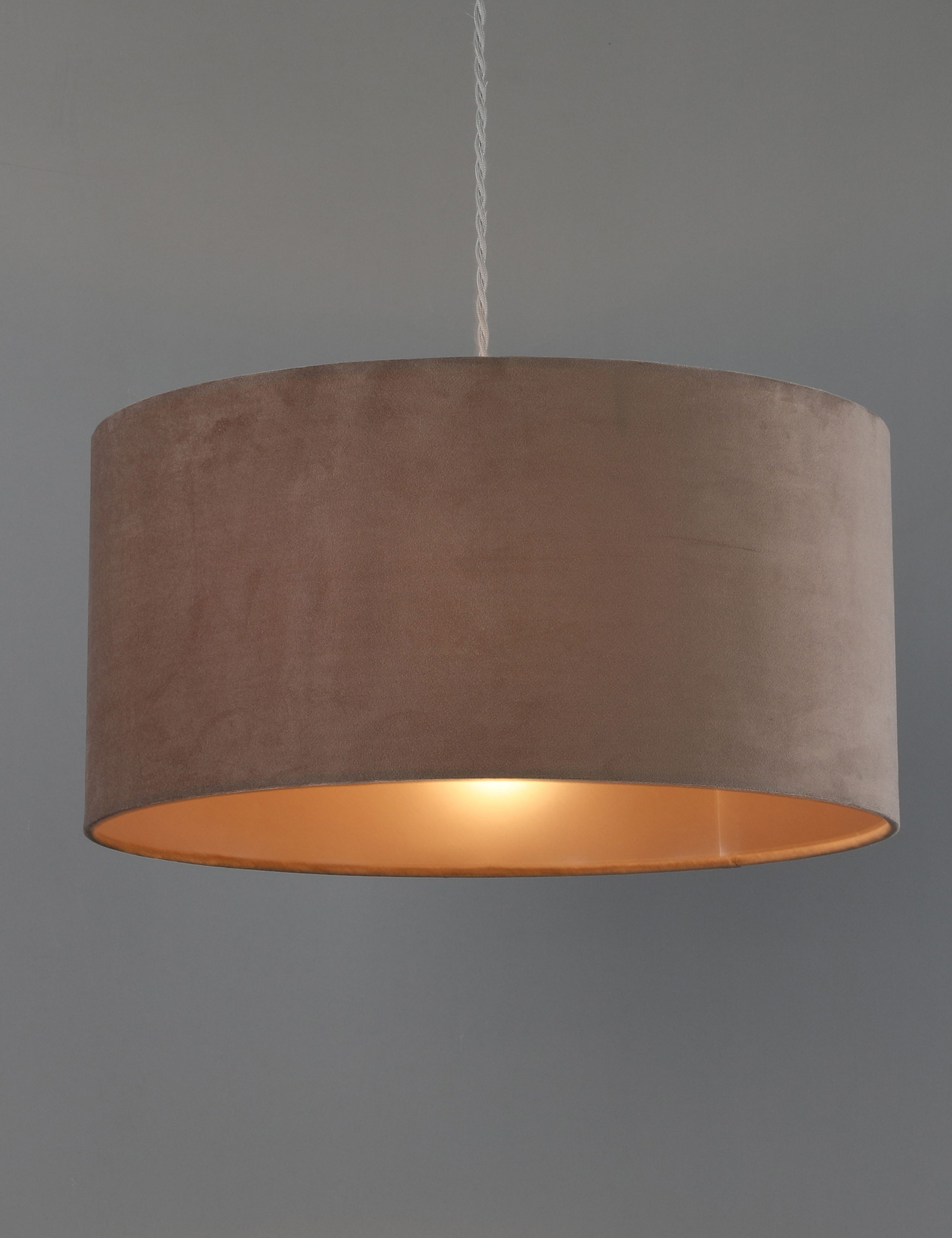 Velvet Oversized Ceiling Lamp Shade 3 of 4