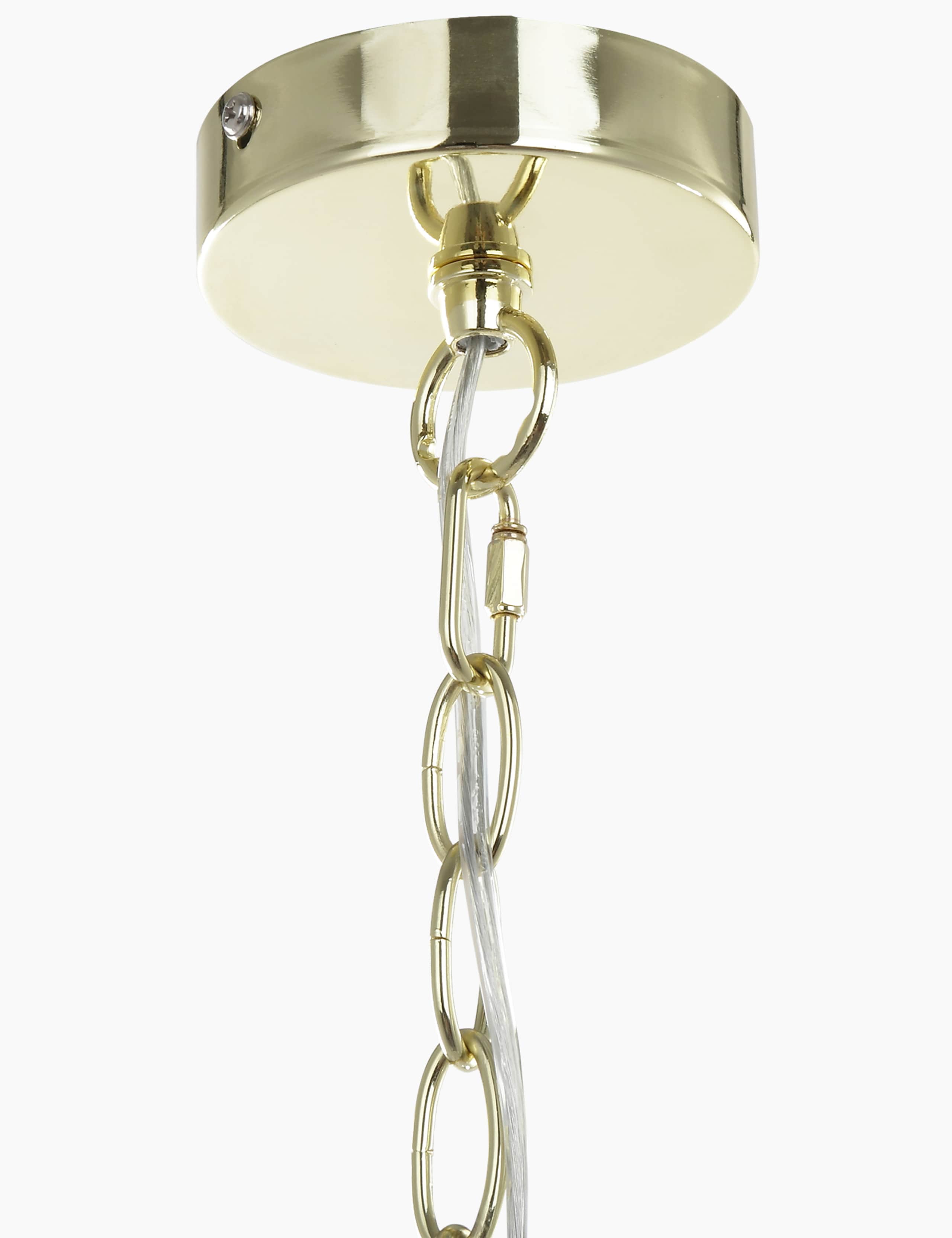 Art Deco Glass Chandelier 4 of 5