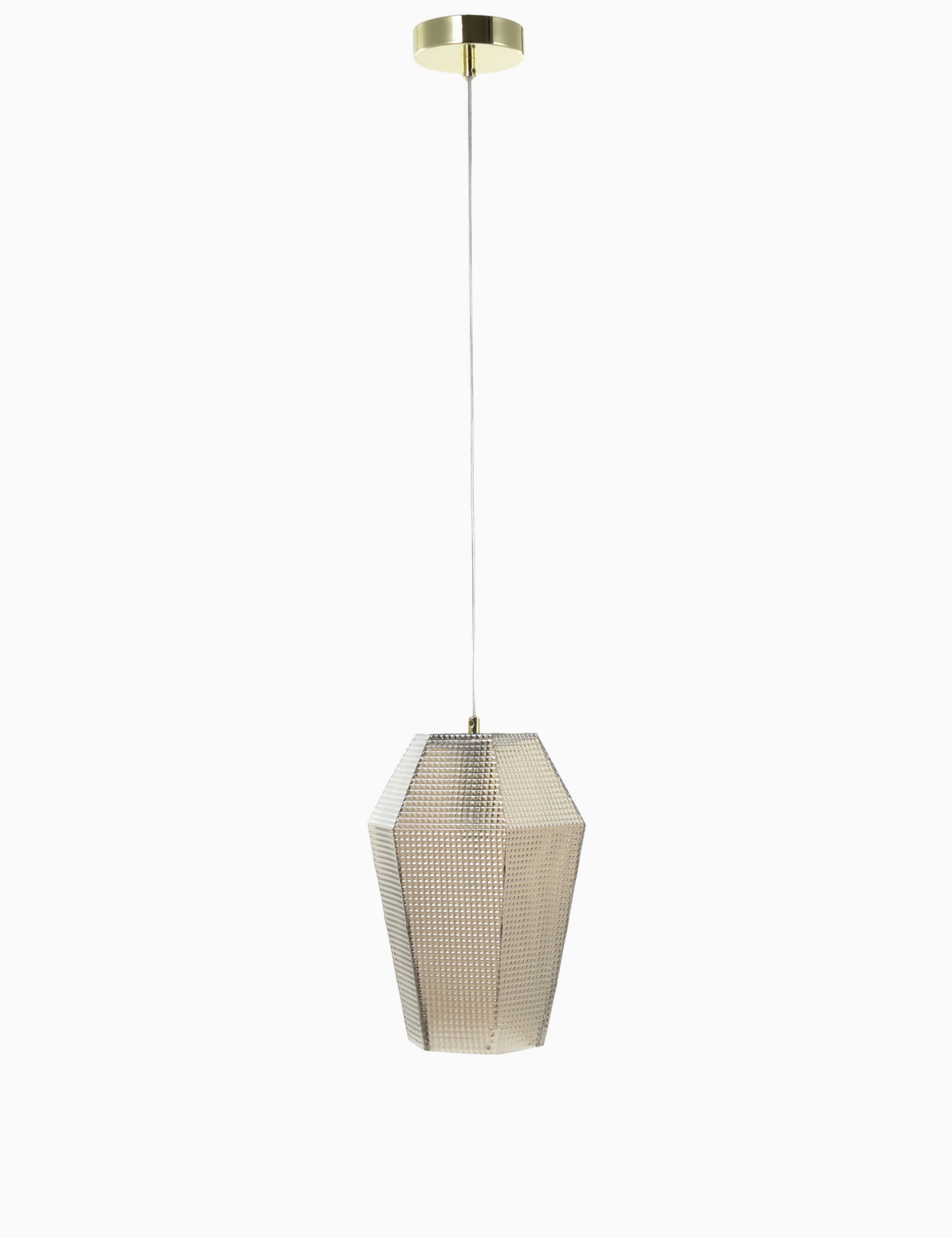 Patterned Glass Pendant Light 1 of 5