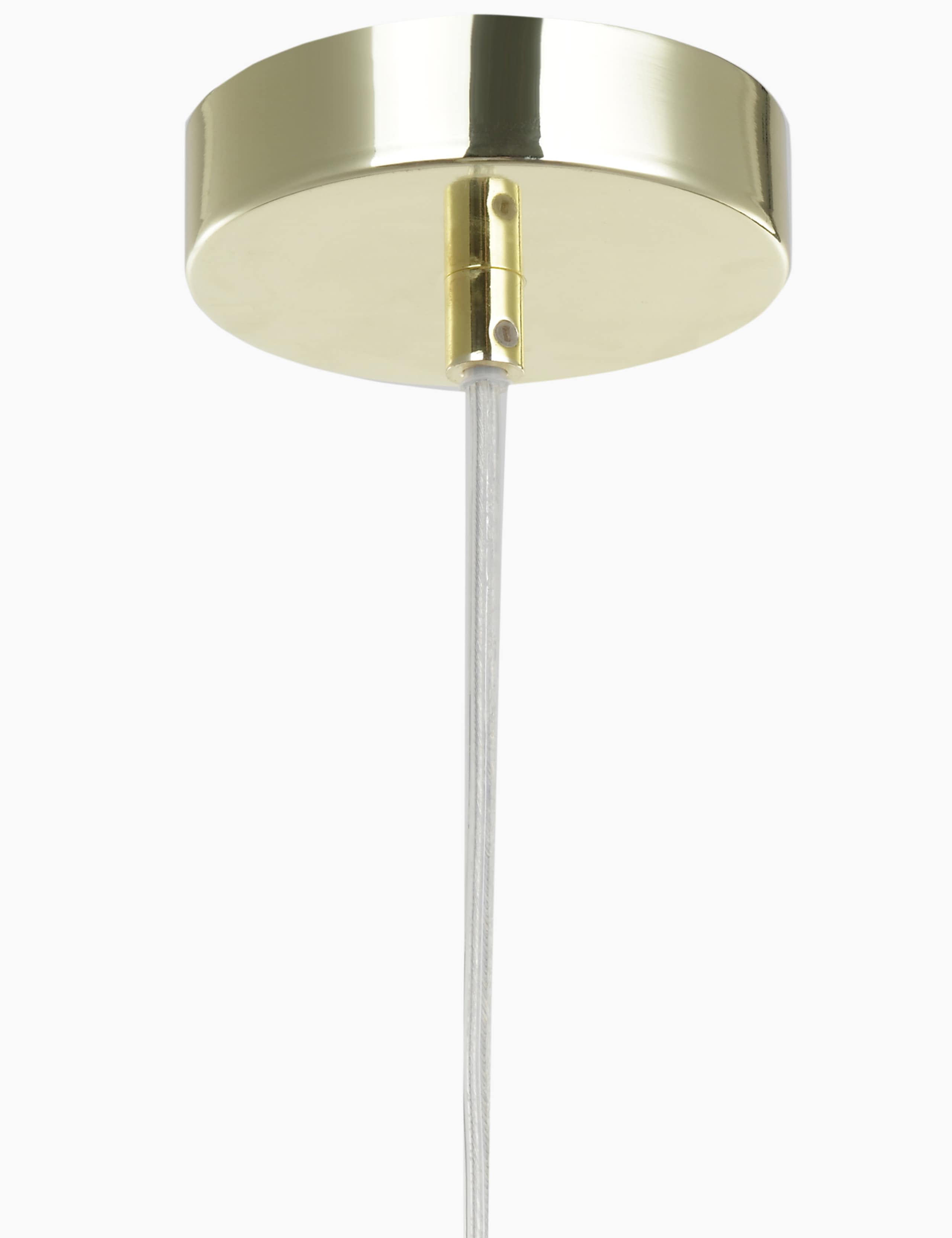 Patterned Glass Pendant Light 4 of 5