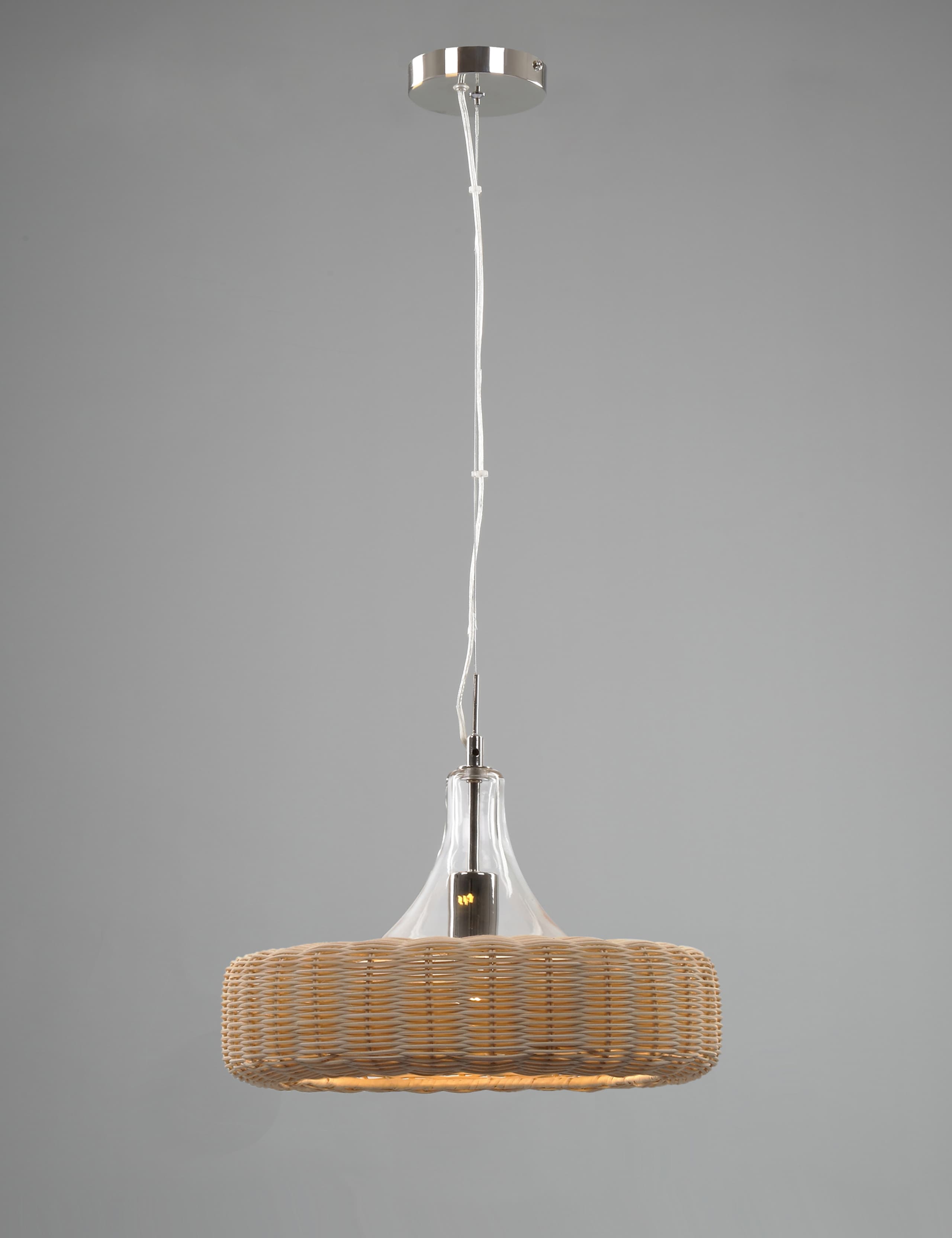 Classic Woven Rattan Pendant 3 of 5