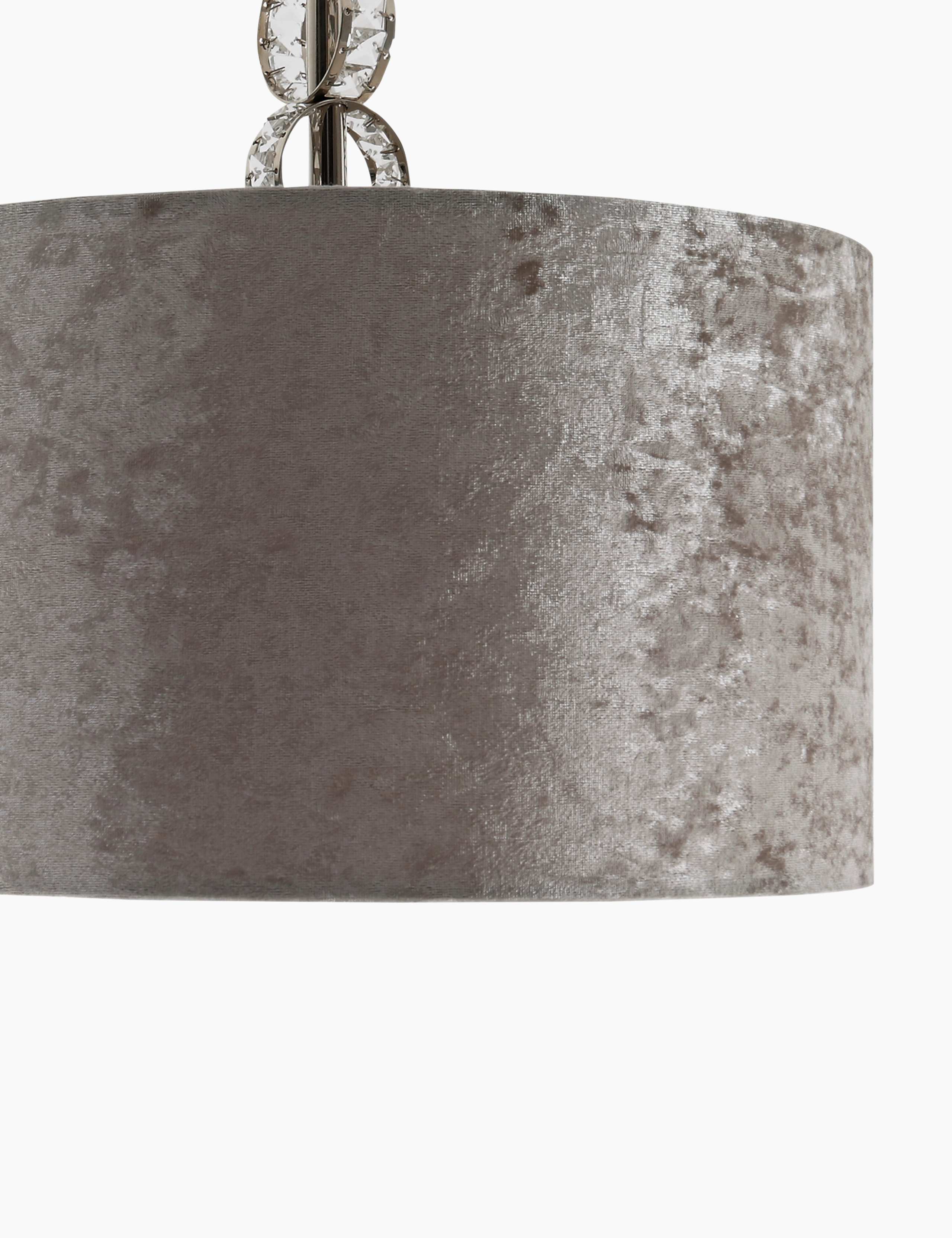 Faceted Glass Flush Ceiling Light 5 of 5