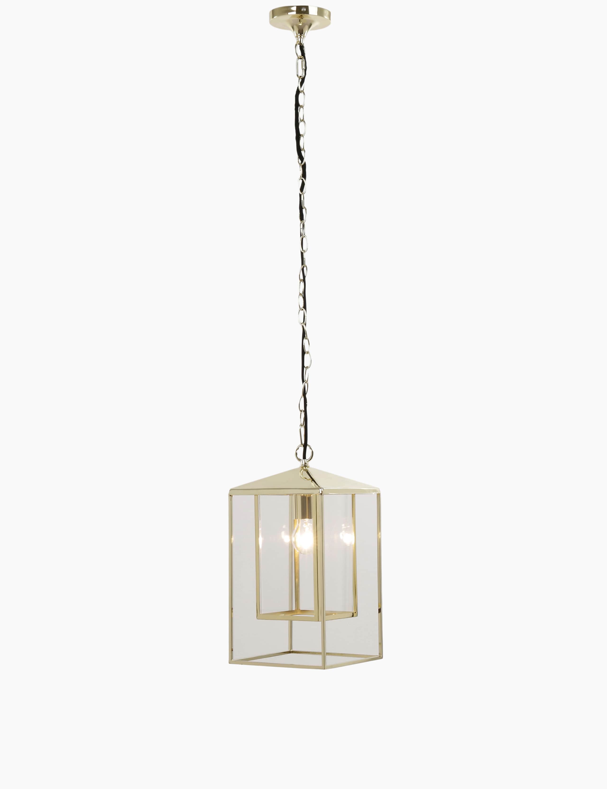 Square Lantern Pendant Light 2 of 6