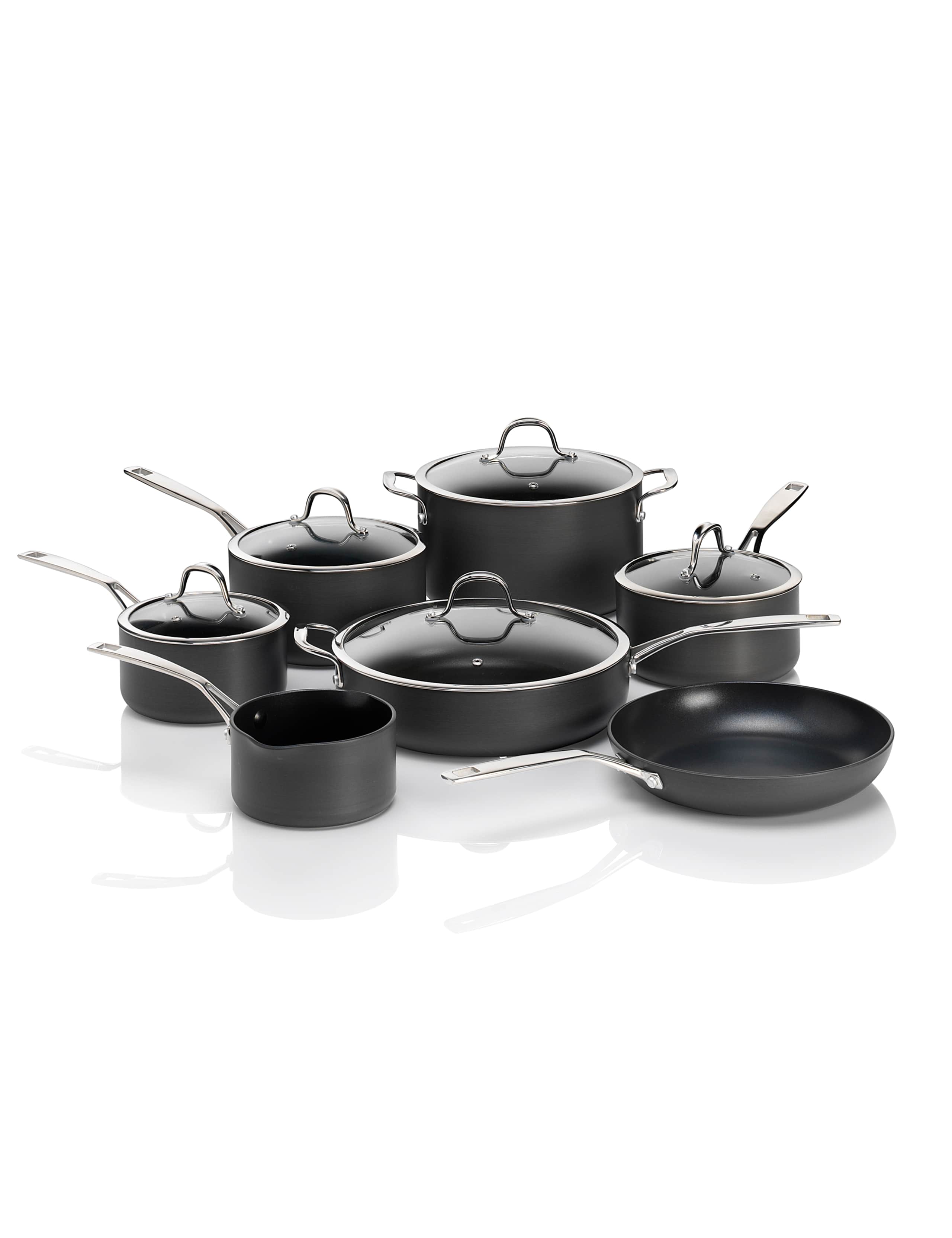 Chef Hard Anodised 14Cm Milk Pan 2 of 3