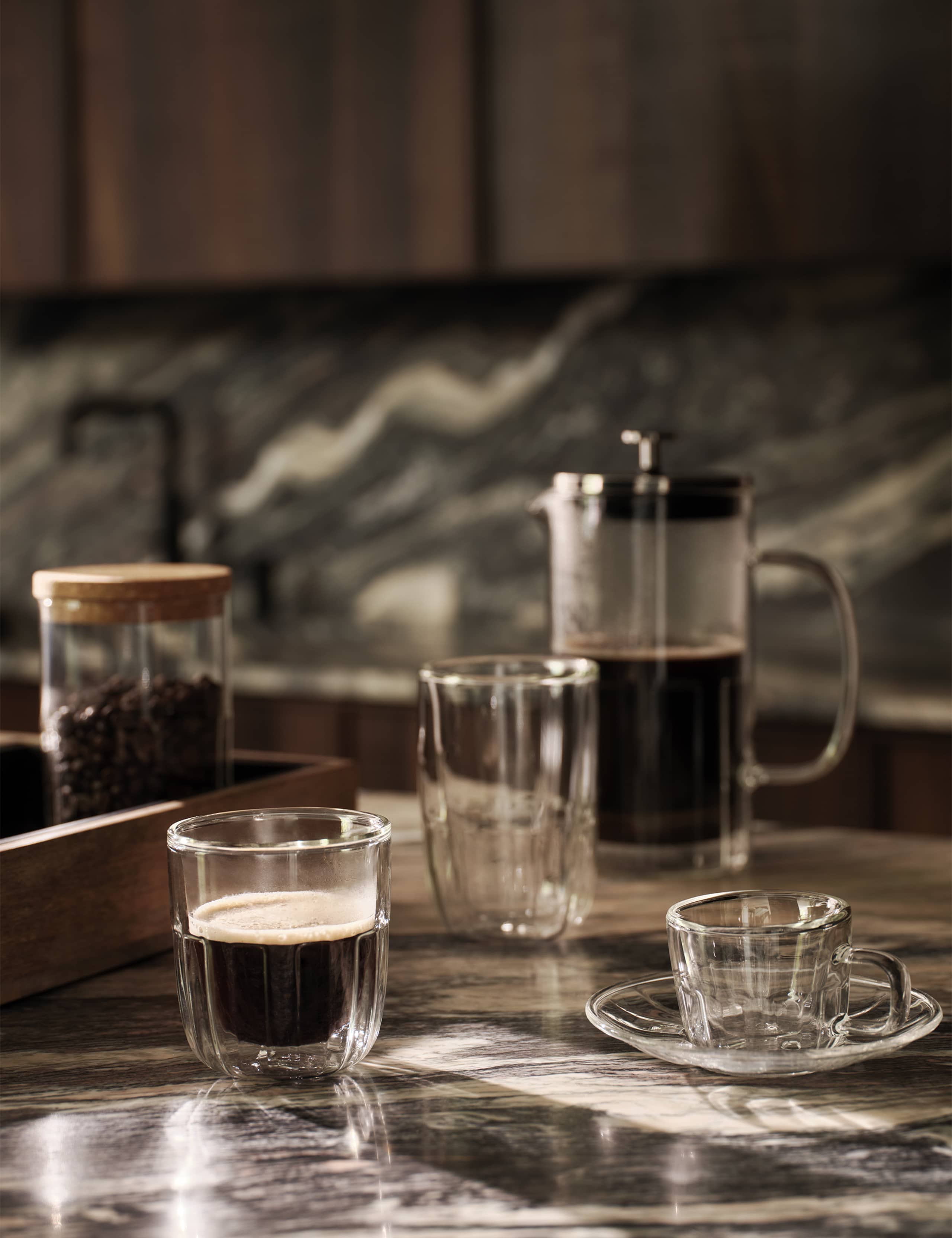 Handleless Small Glass Mug 6 of 6