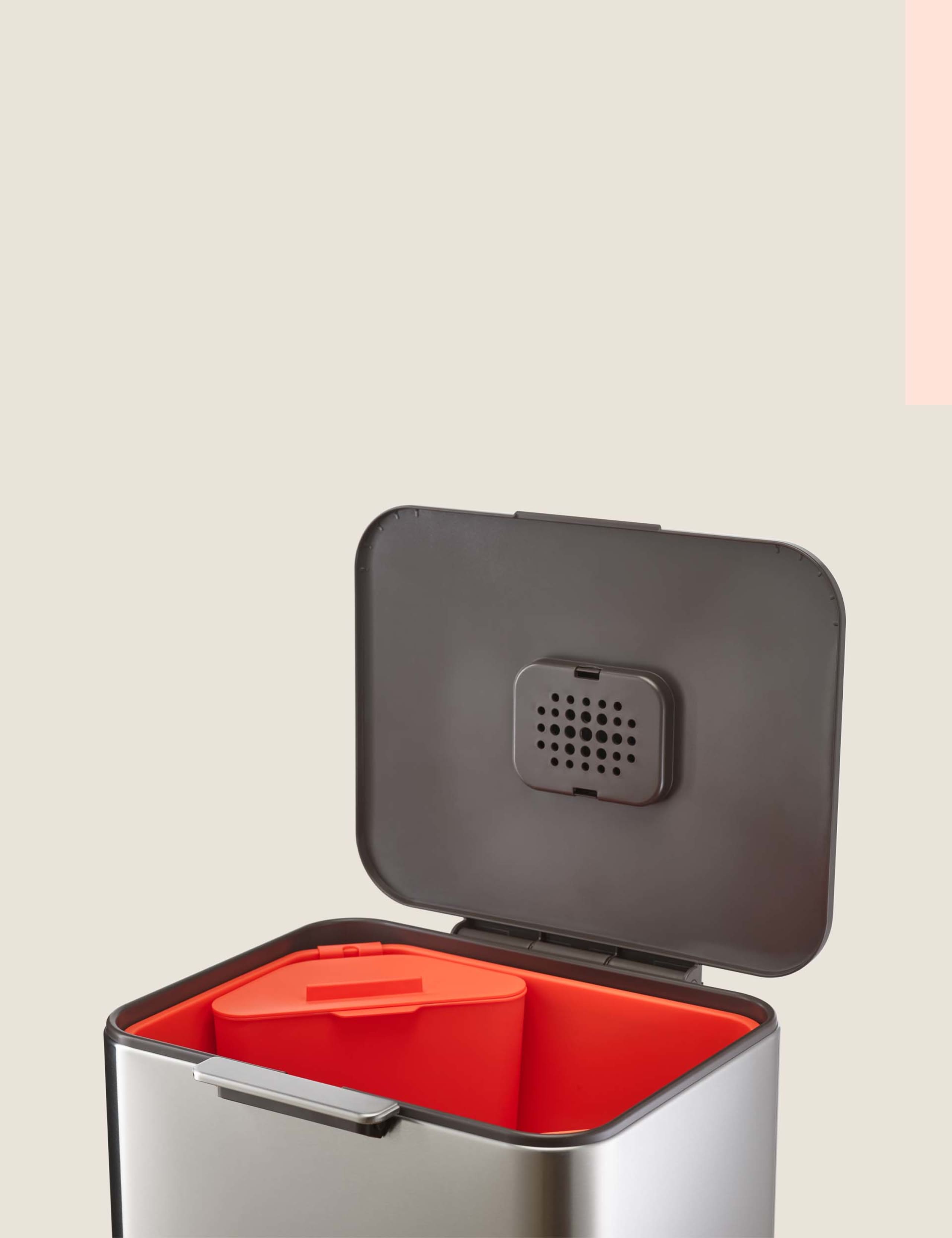 Totem Max 60L Stainless Steel Waste & Recycling Bin 3 of 6