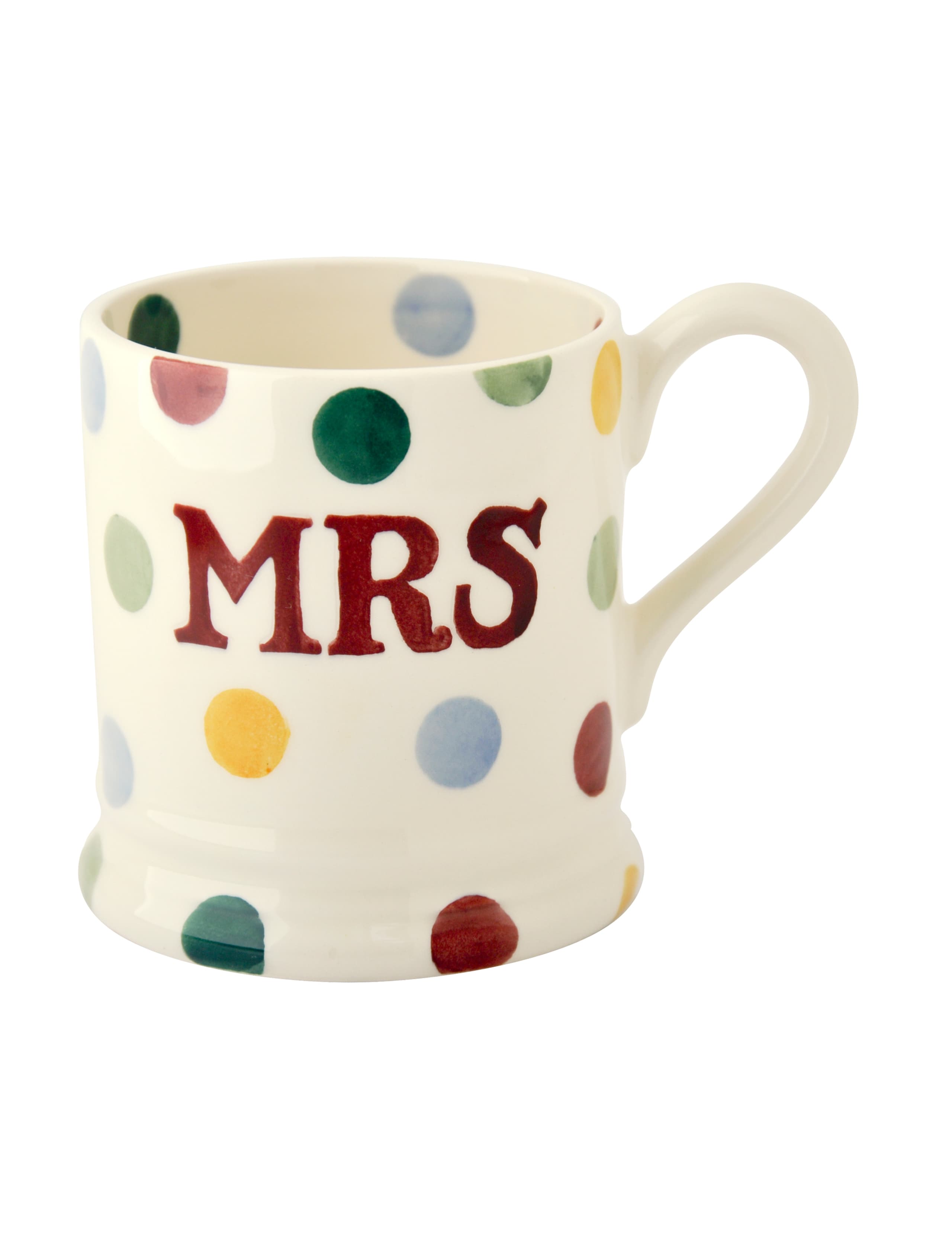 Set of 2 Mr & Mrs Polka Dot Mugs 4 of 4