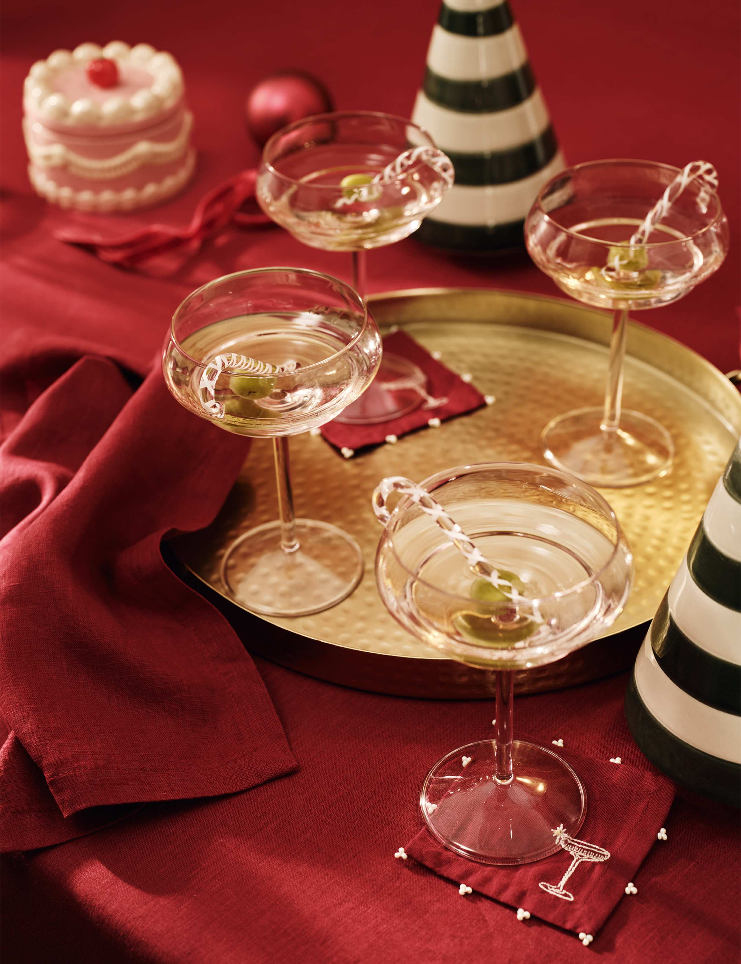 Set of 2 Candy Cane Coupes 5 of 5