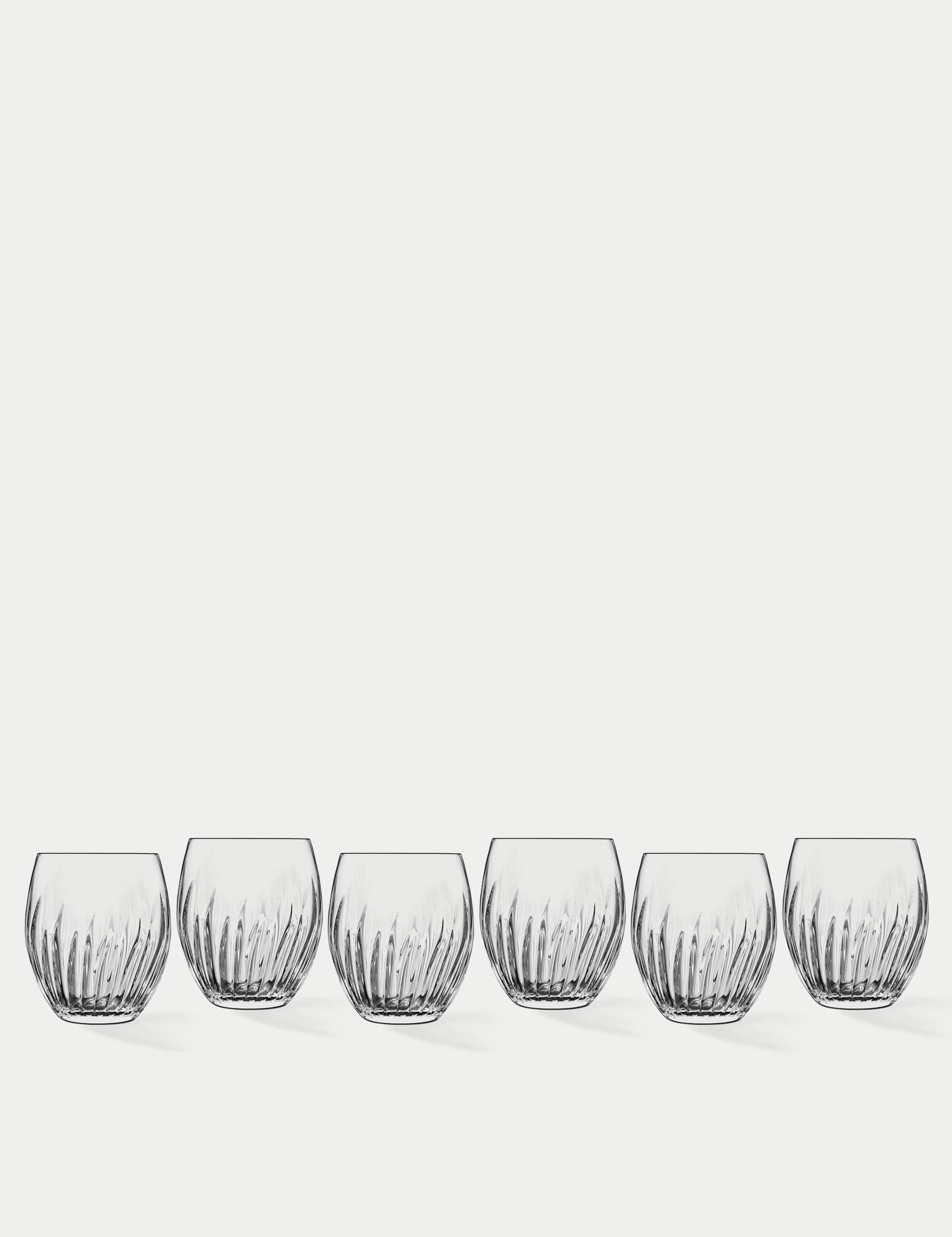 Set of 6 Mixology Textured Tumblers 1 of 6