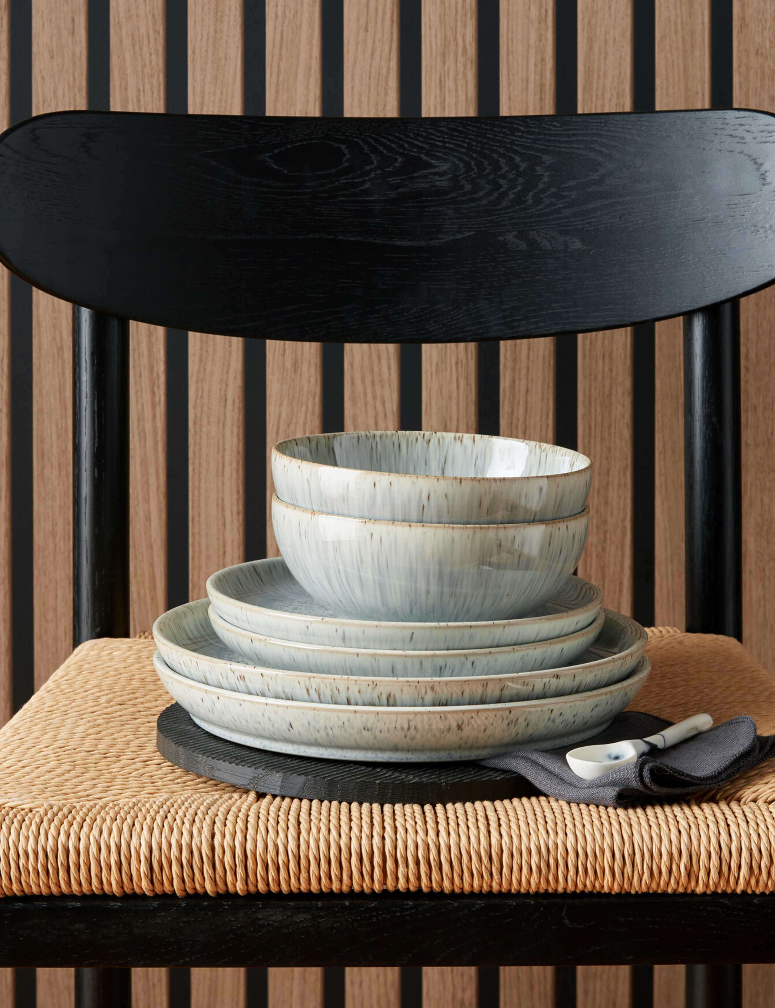 12 Piece Halo Speckle Dinner Set 6 of 8