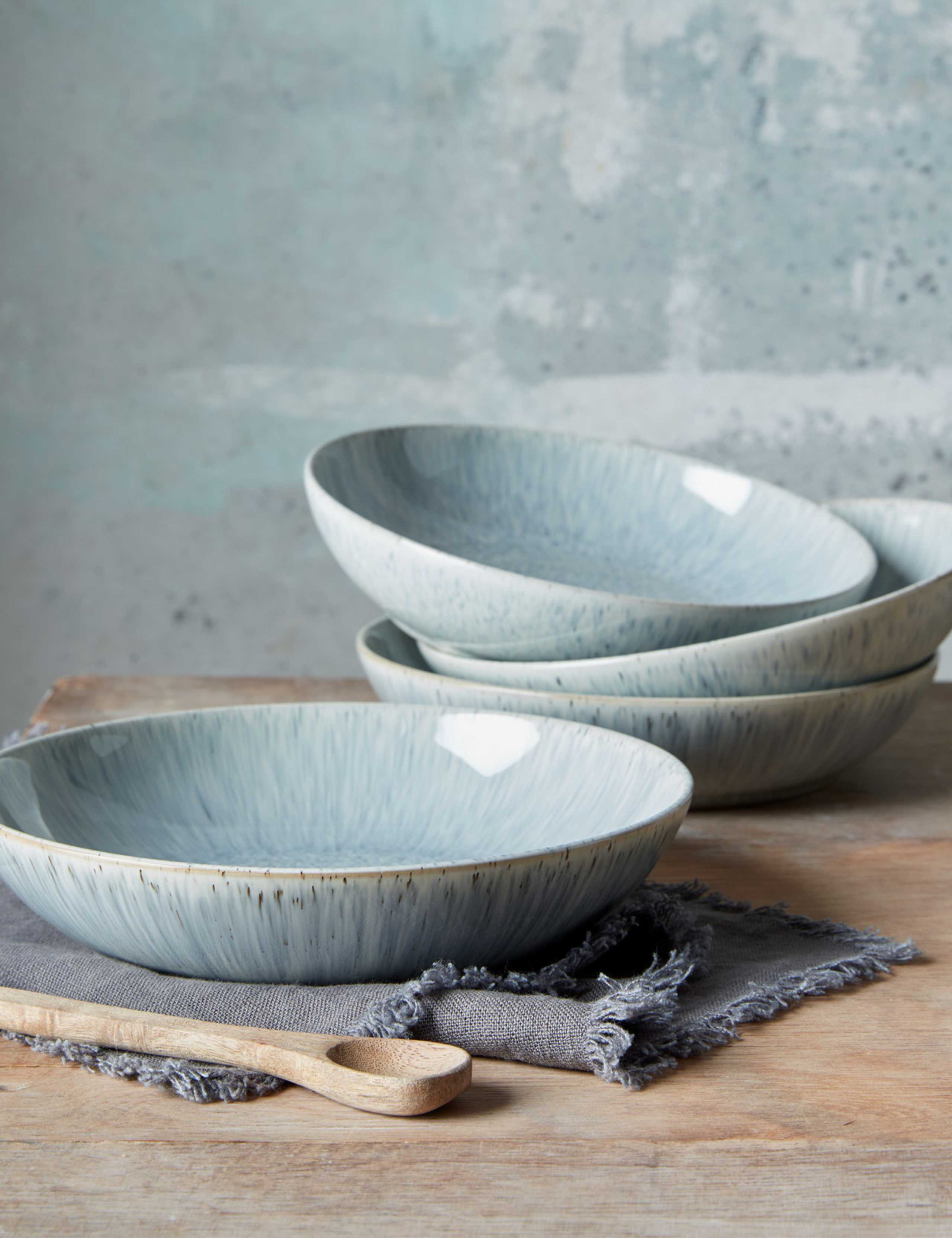 Set of 4 Halo Speckle Pasta Bowls 5 of 6