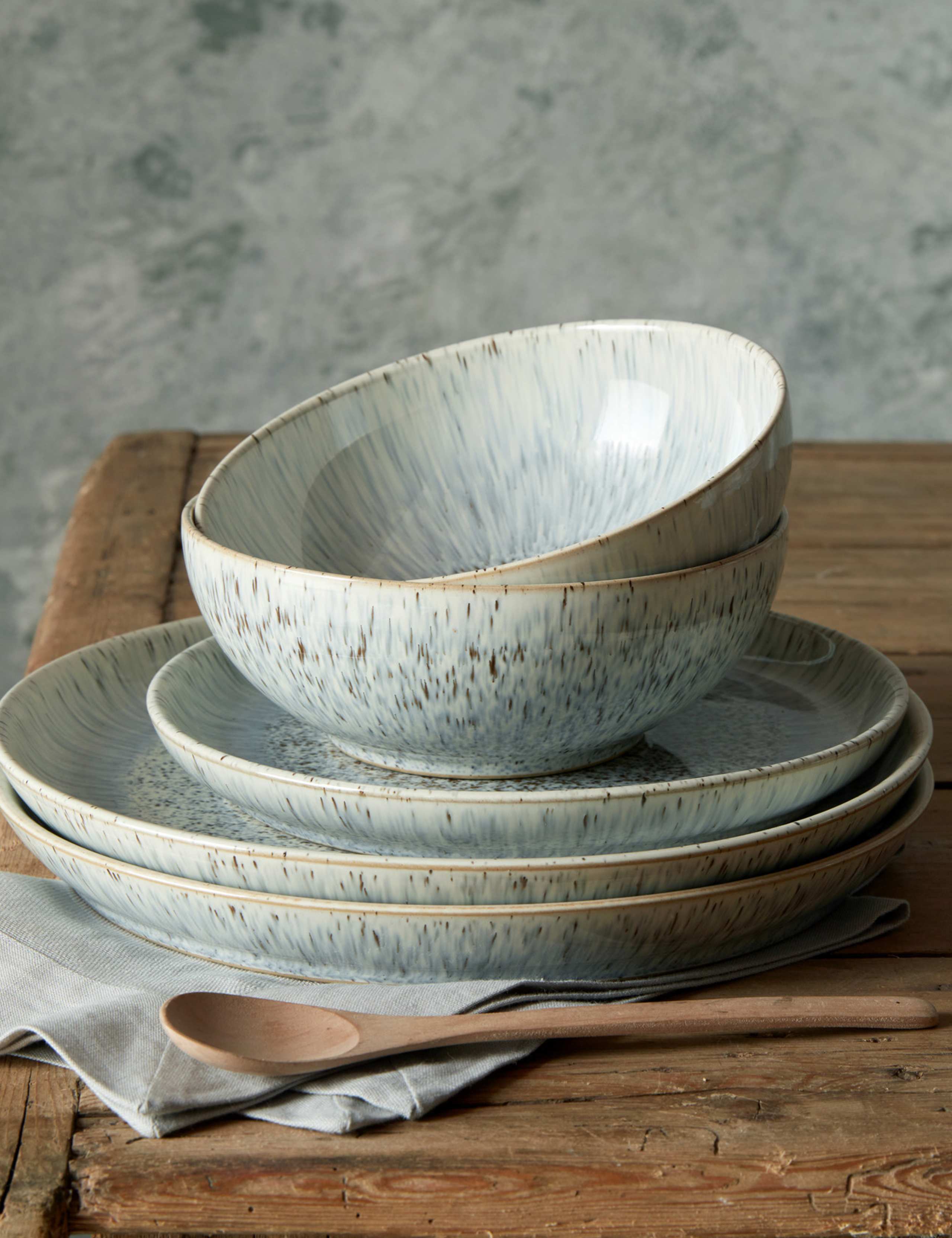 Set of 4 Halo Speckle Dinner Plates 6 of 6