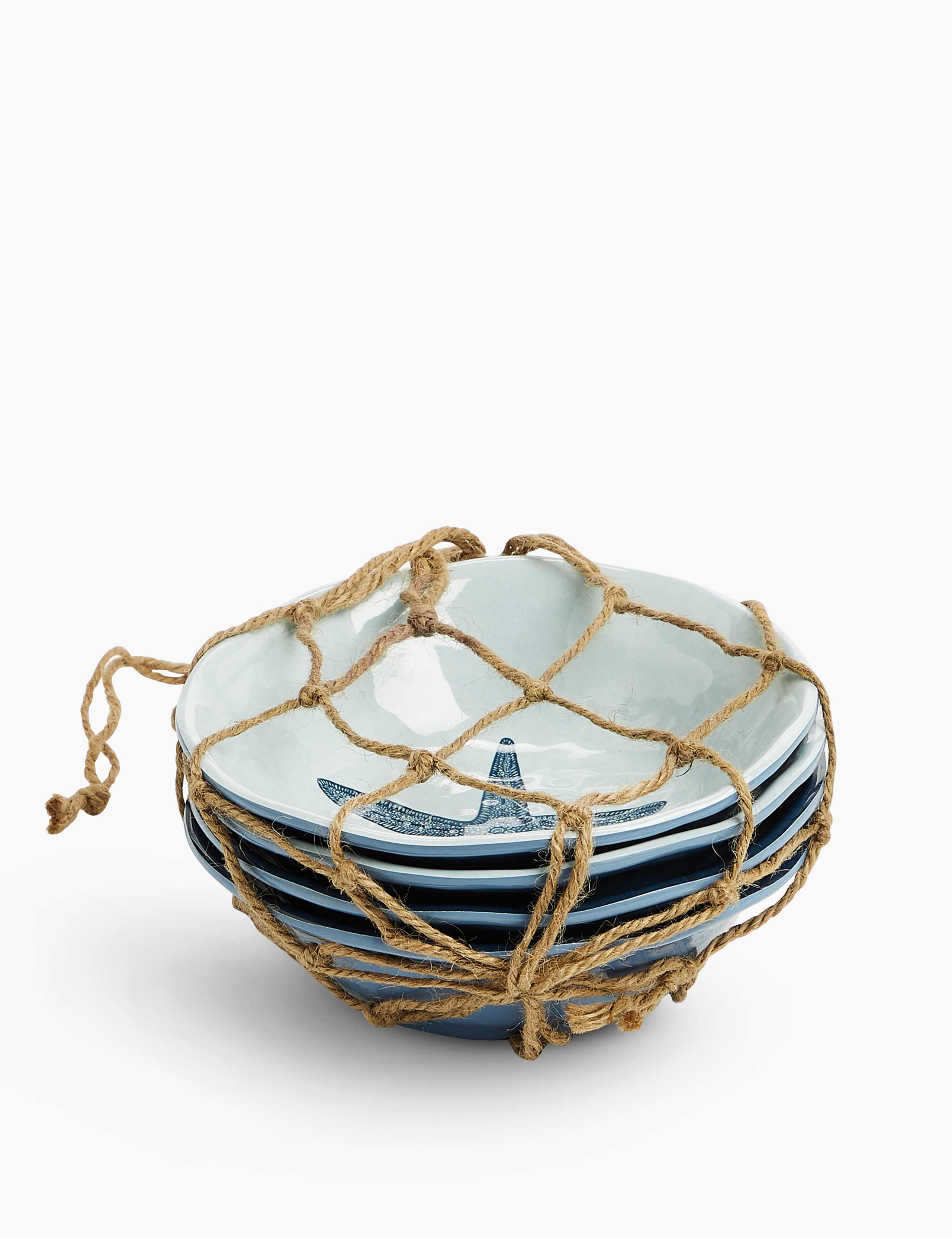 Set of 4 Nautical Cereal Bowls 5 of 7