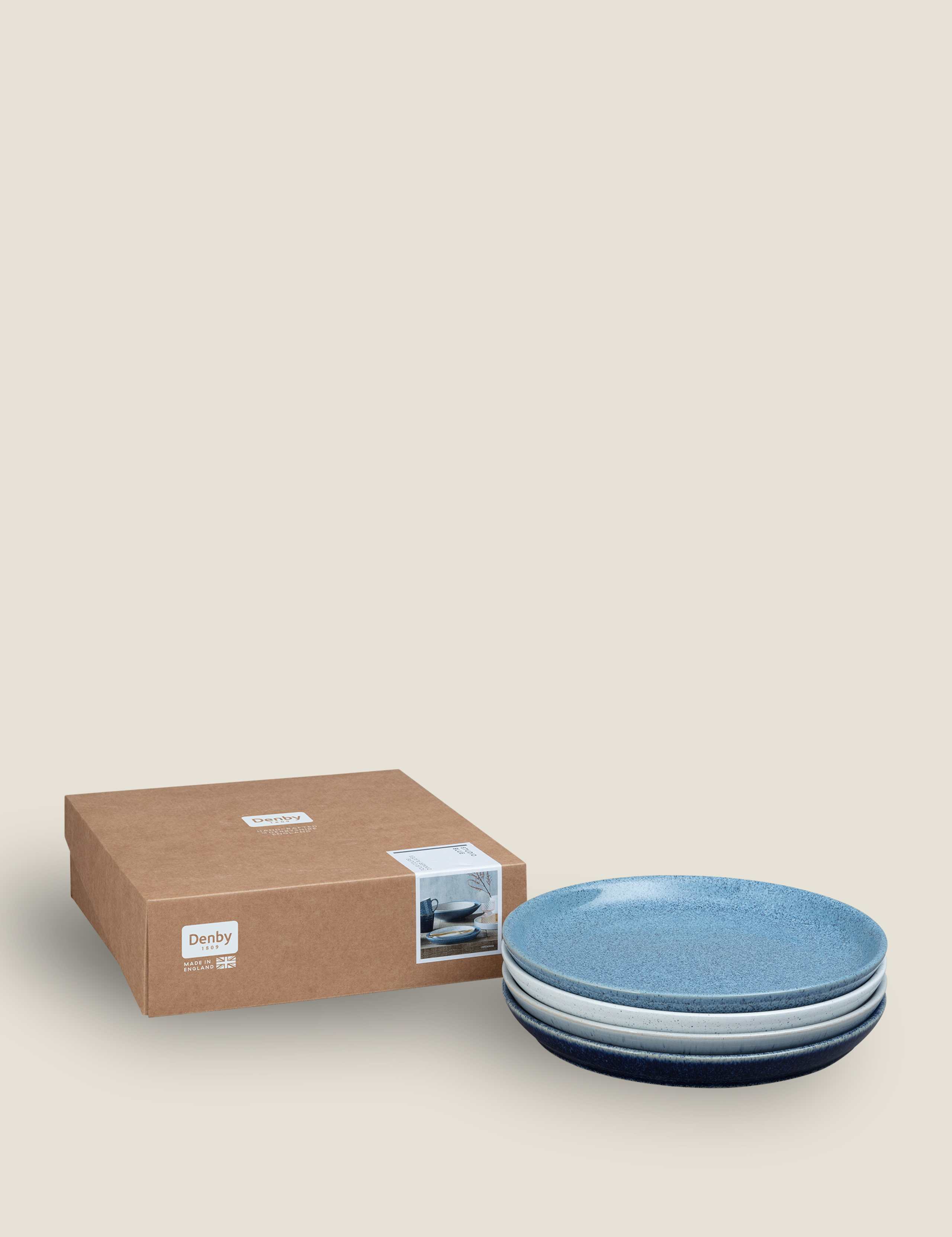 Set of 4 Studio Blue Dinner Plates 2 of 5