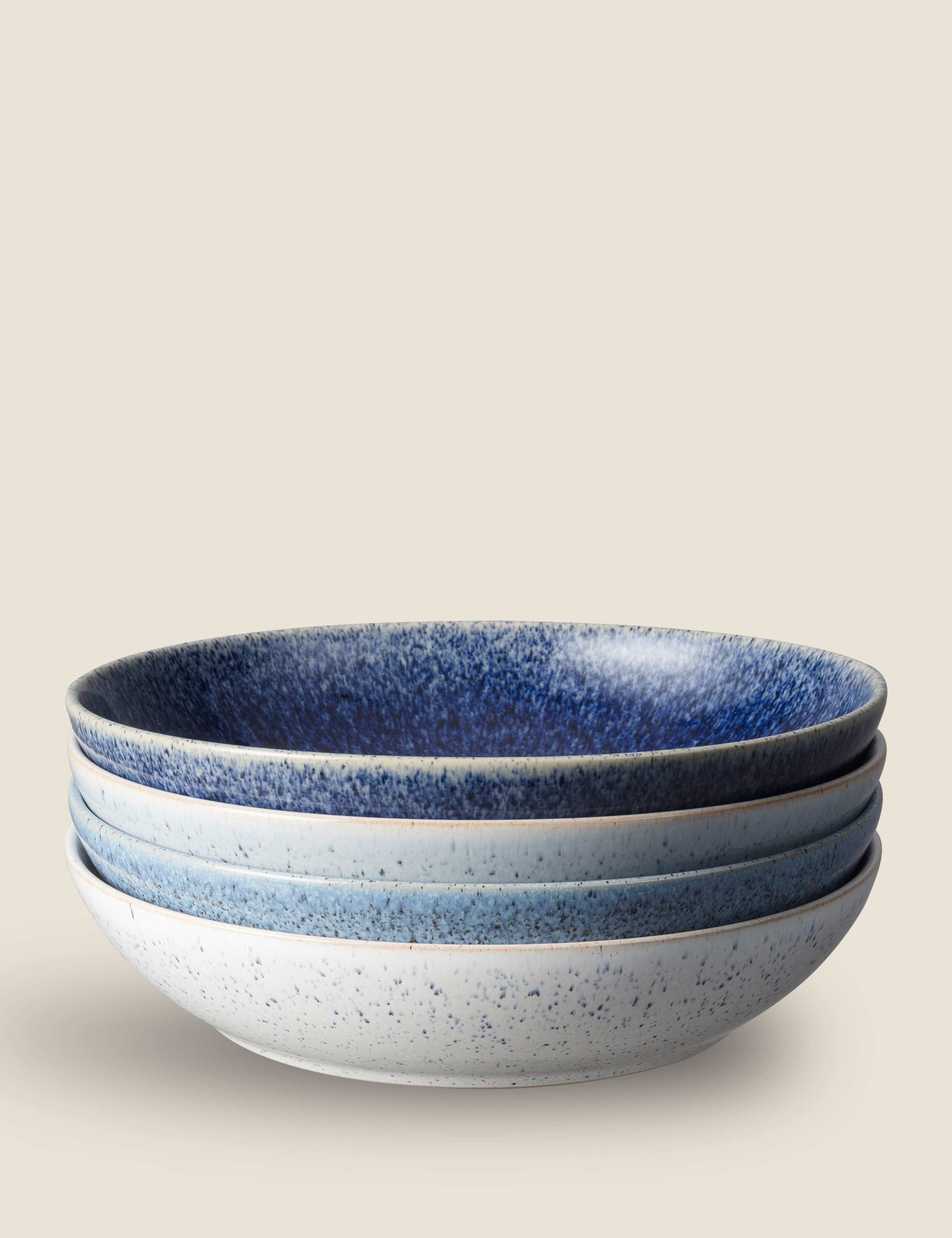 Set of 4 Studio Blue Pasta Bowls 3 of 5