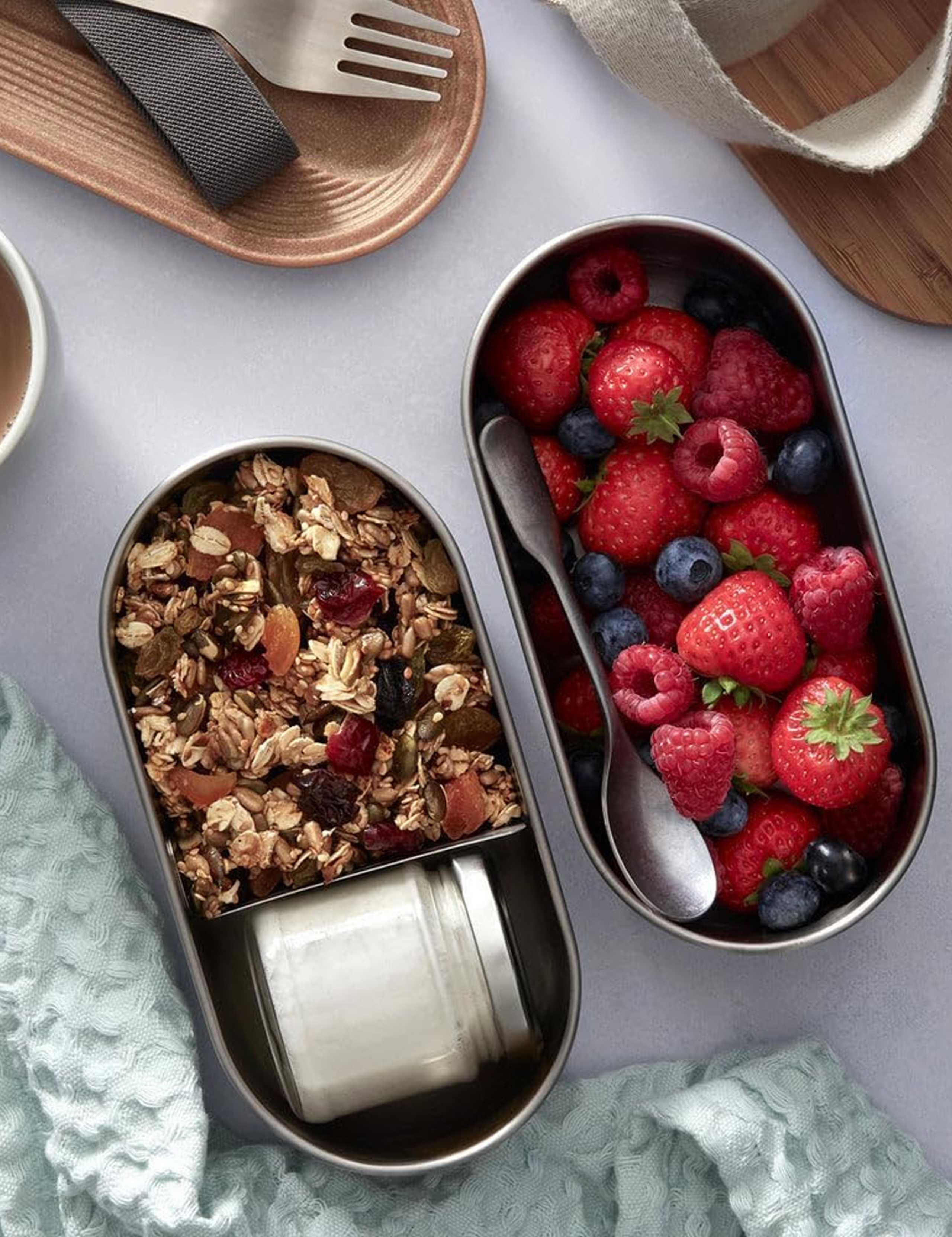 Set of 2 Stainless Steel Bento Boxes 2 of 6