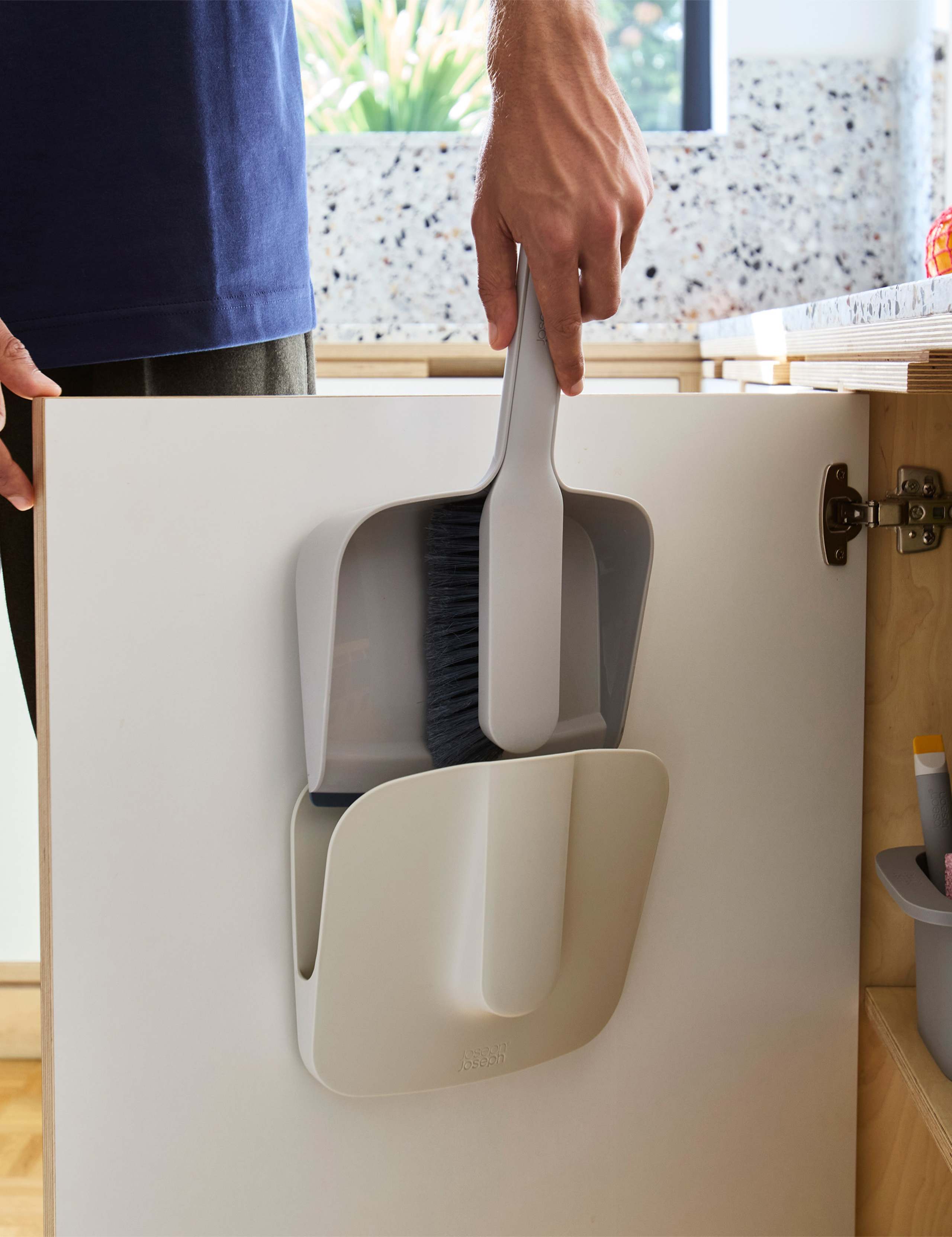 Wall Mounted Dustpan and Brush 3 of 5