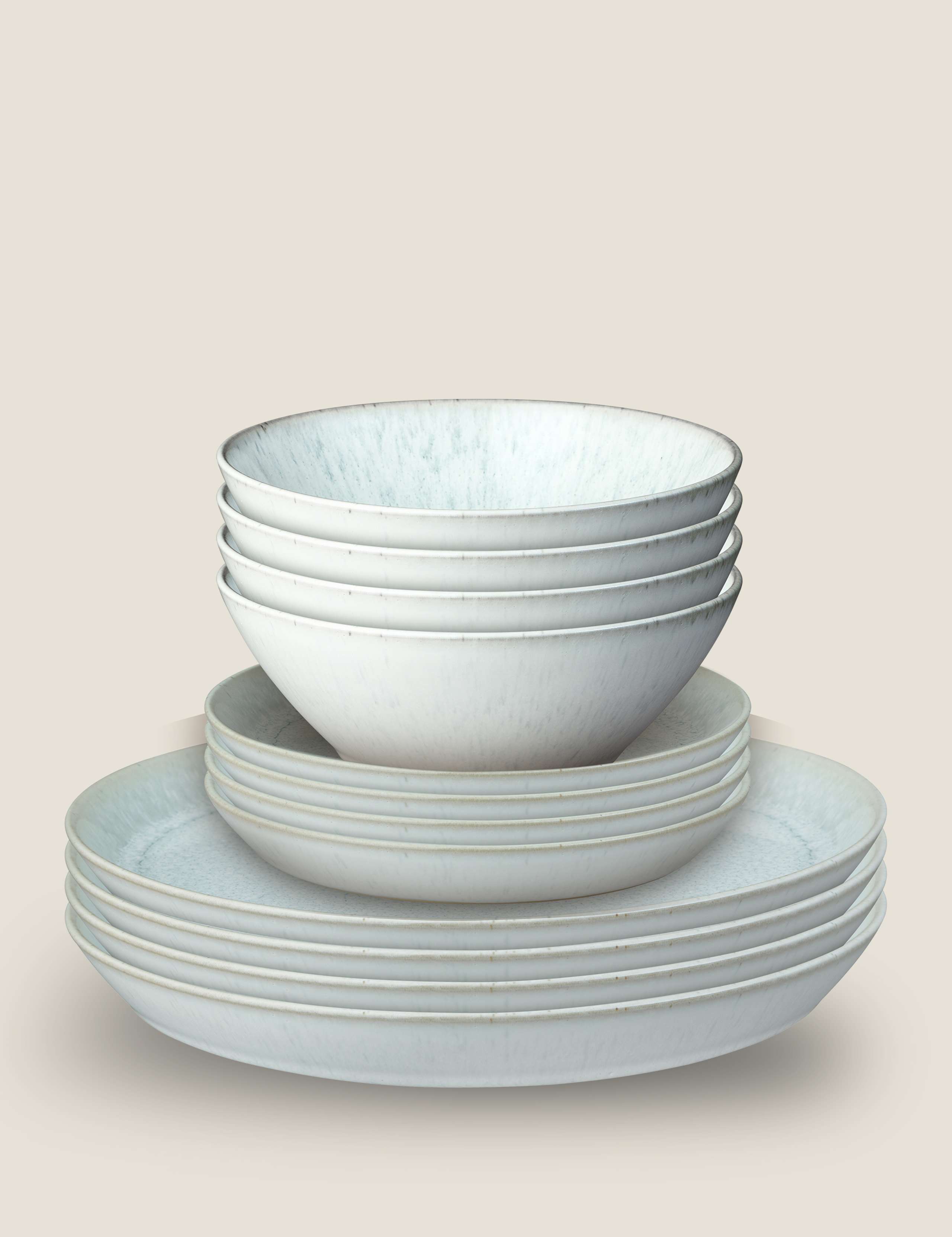 12 Piece Kiln Green Dinner Set 3 of 5