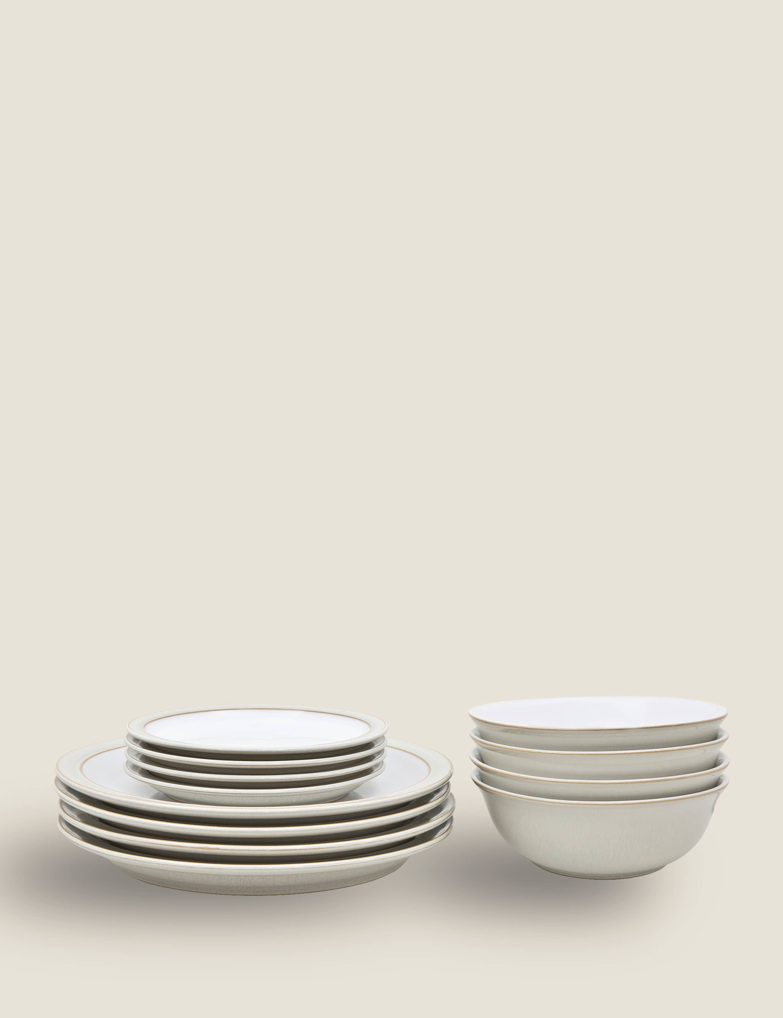 12 Piece Linen Dinner Set 3 of 5