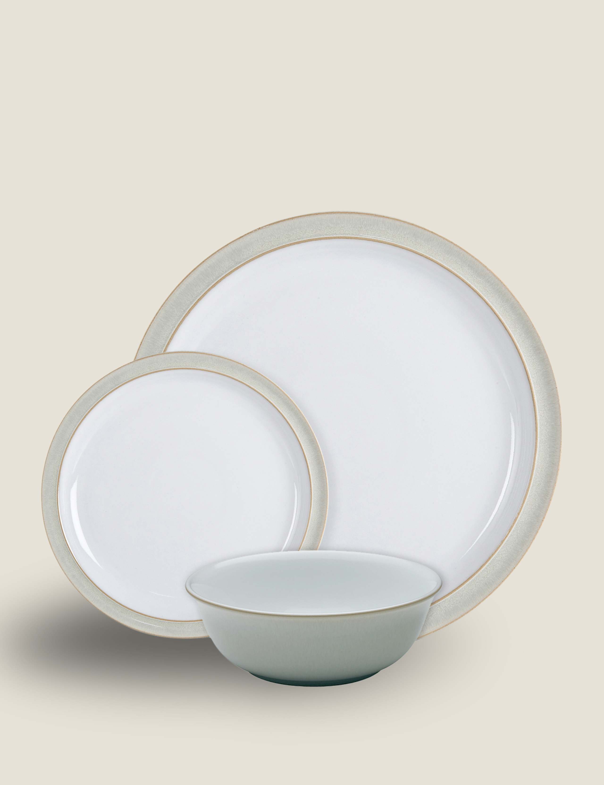 12 Piece Linen Dinner Set 4 of 5