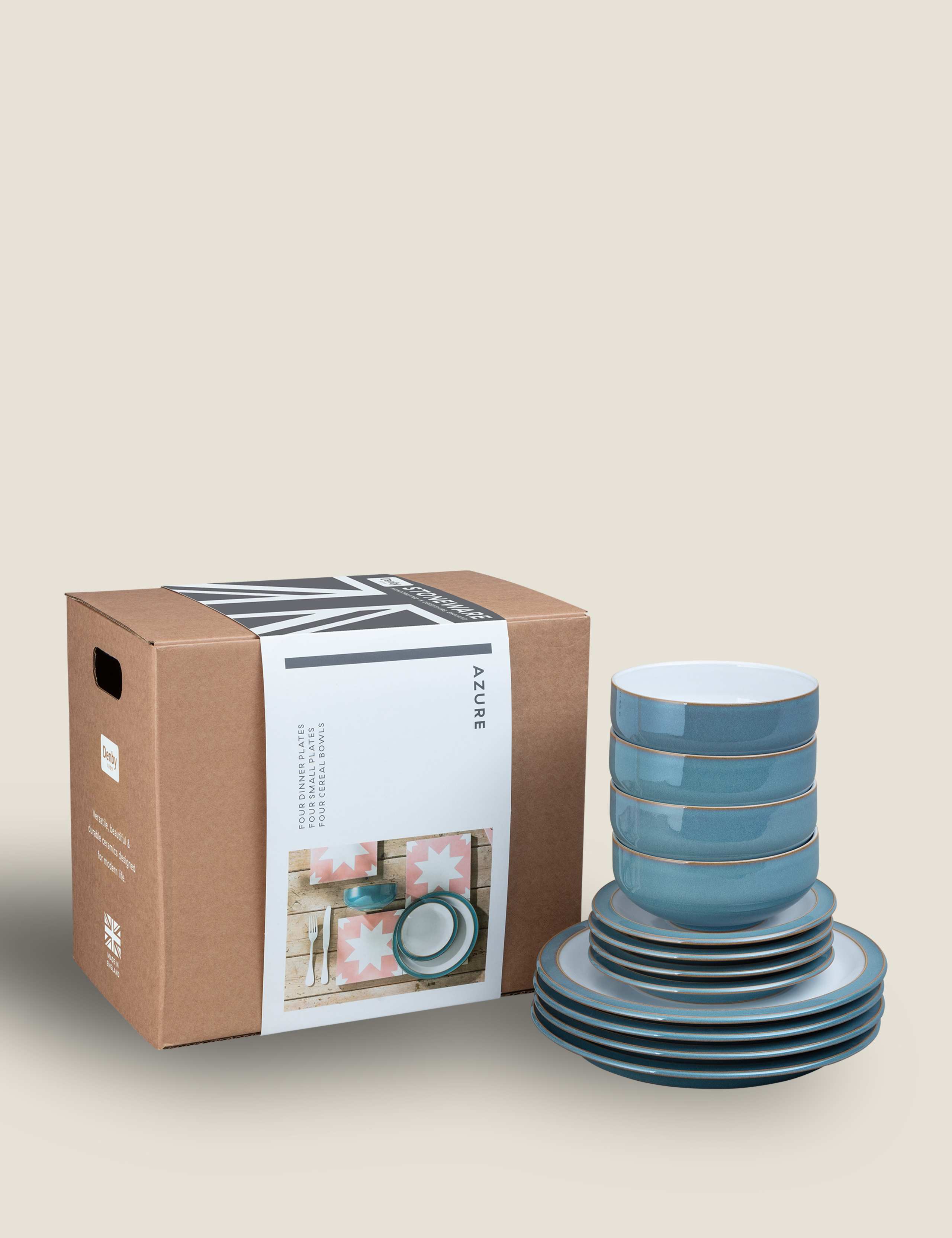 Set of 4 Azure Side Plates 2 of 7