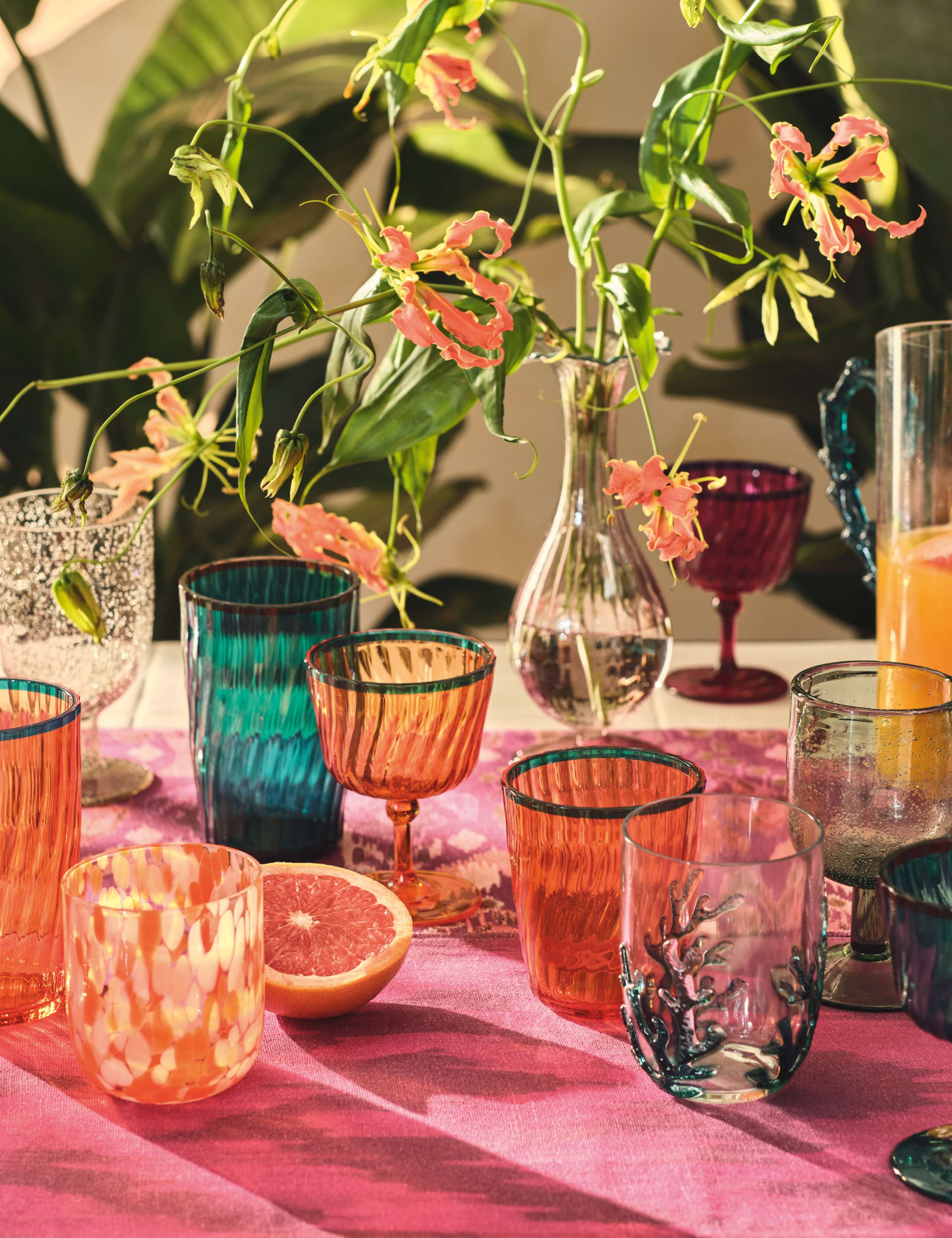 Set of 4 Summer Resort Picnic Tumblers 5 of 5