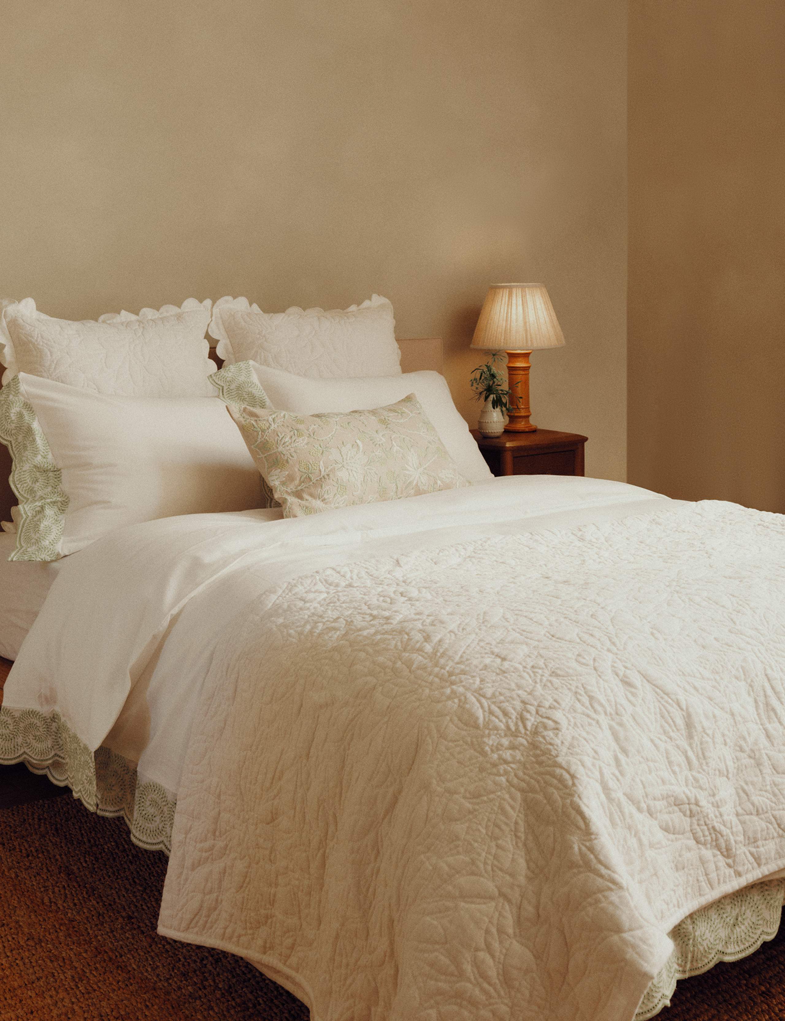 Pure Cotton Embroidered Bedding Set 6 of 6