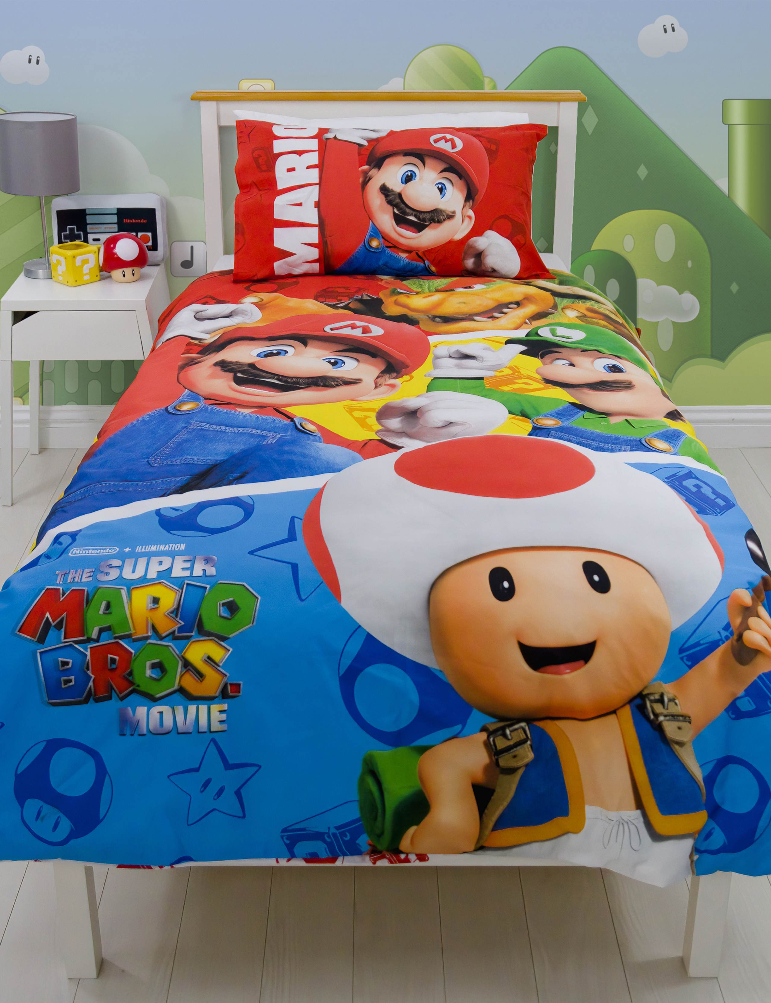 Super Mario™ Jump Single Bedding Set 3 of 9