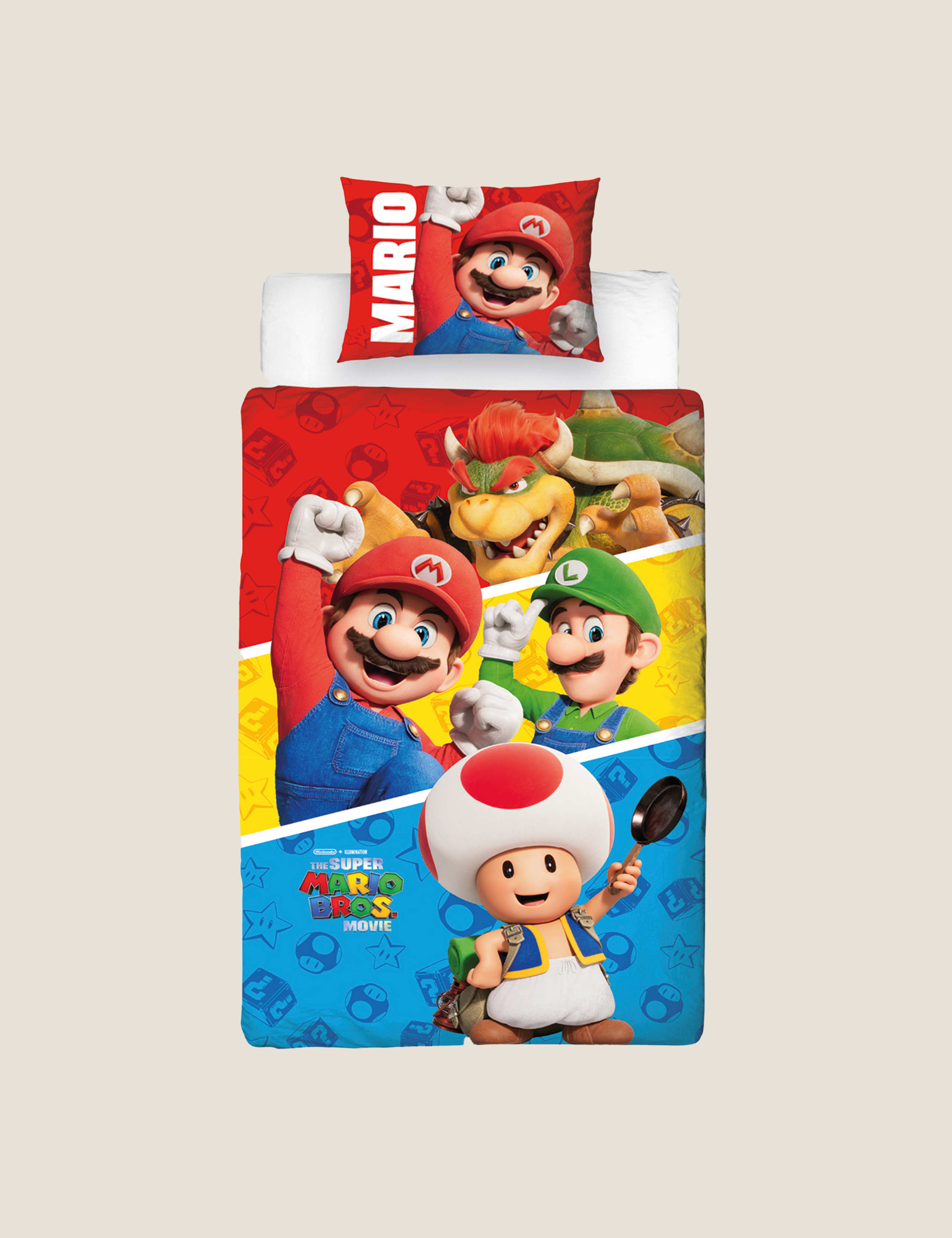 Super Mario™ Jump Single Bedding Set 5 of 9
