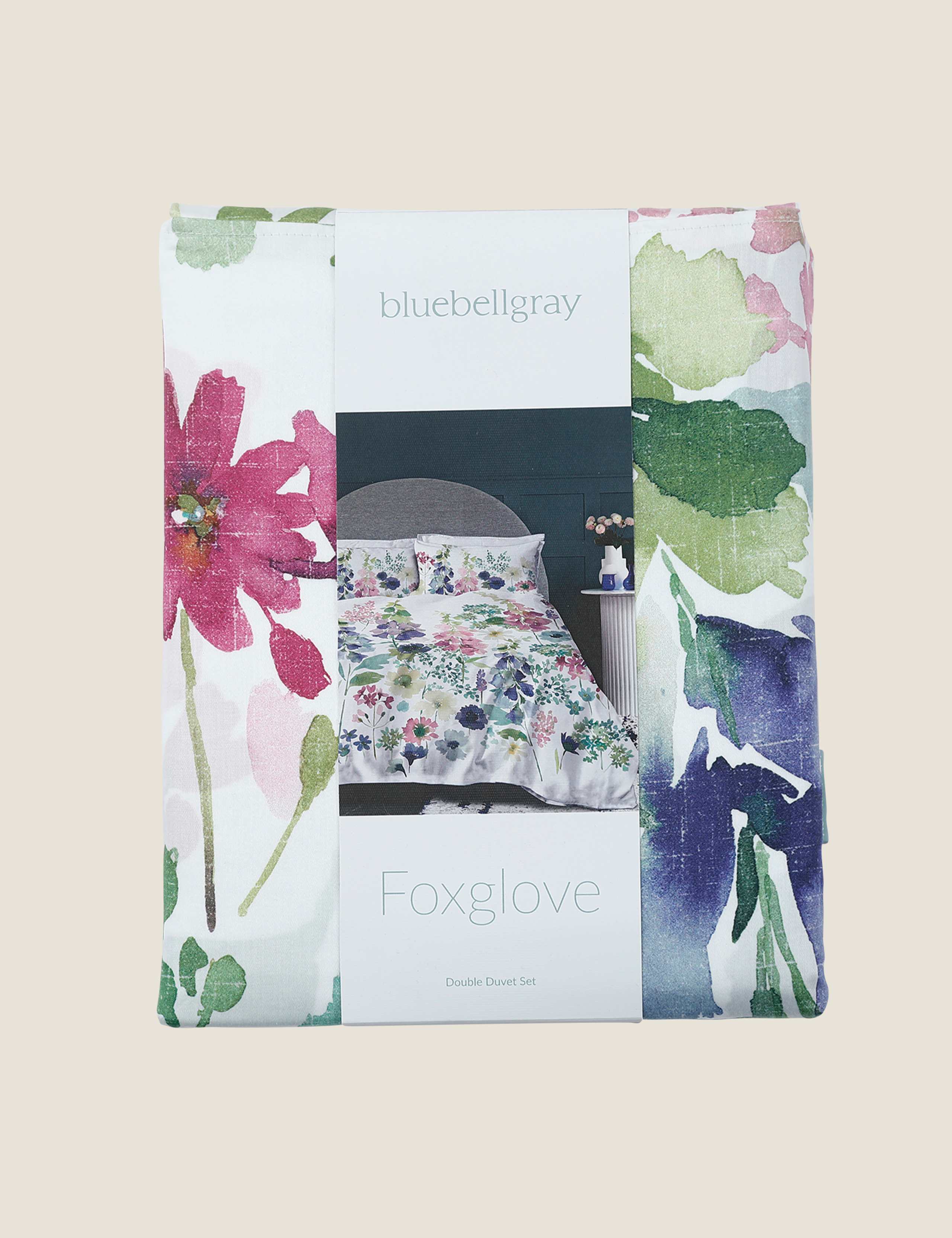 Pure Cotton Foxglove Bedding Set 5 of 5