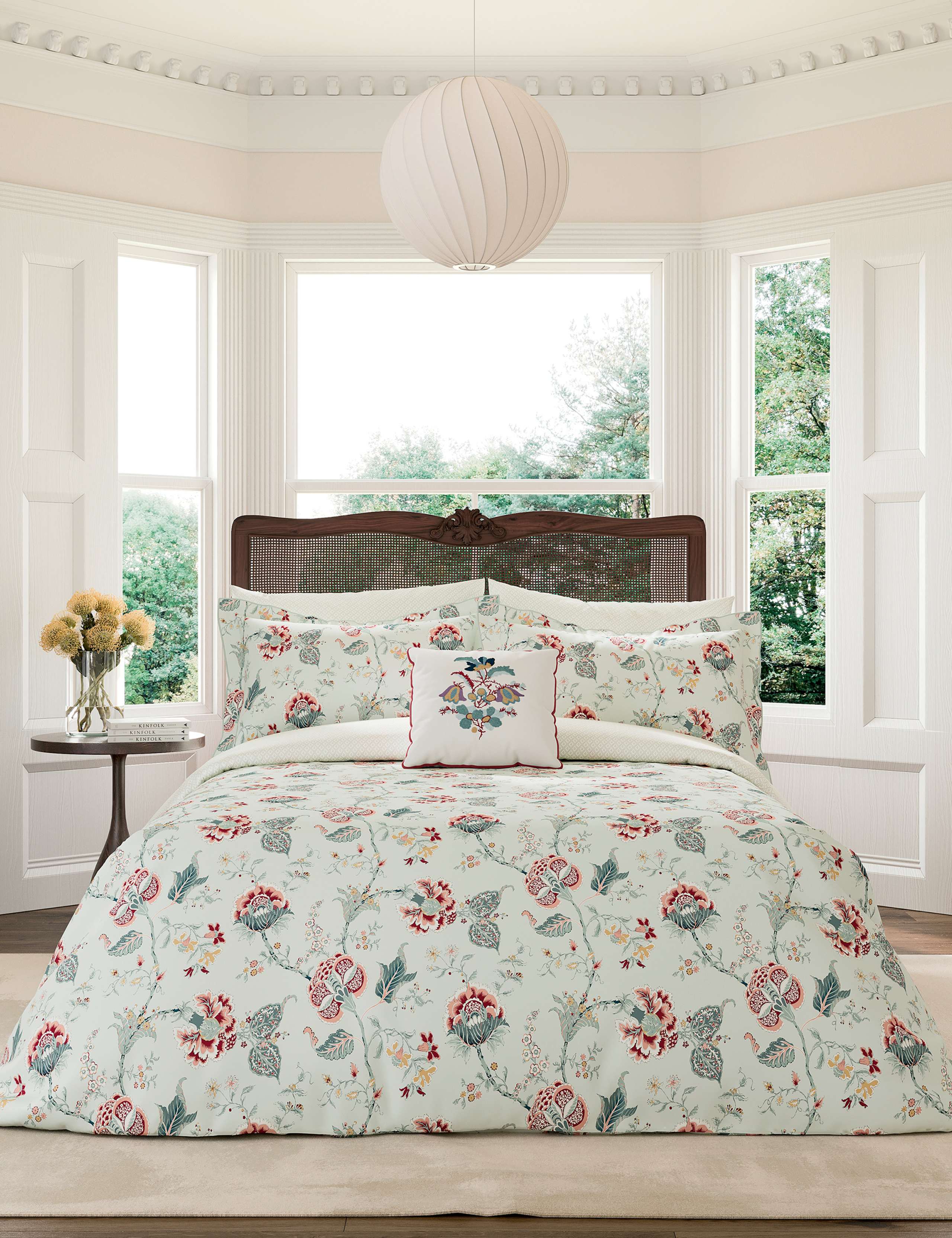 Pure Cotton Palampore Trail Bedding Set 1 of 4