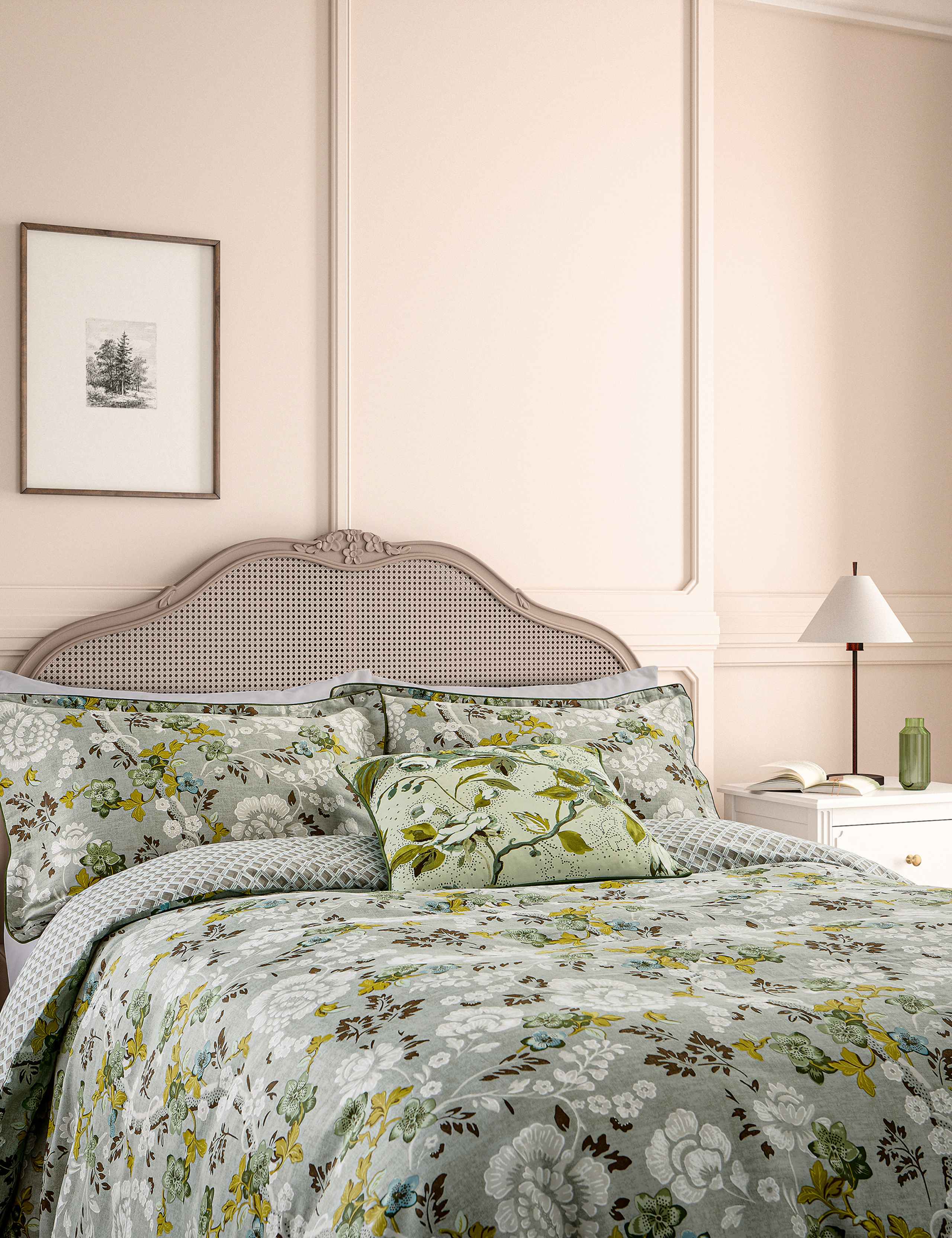 Pure Cotton Eagle House Damask Bedding Set 2 of 5