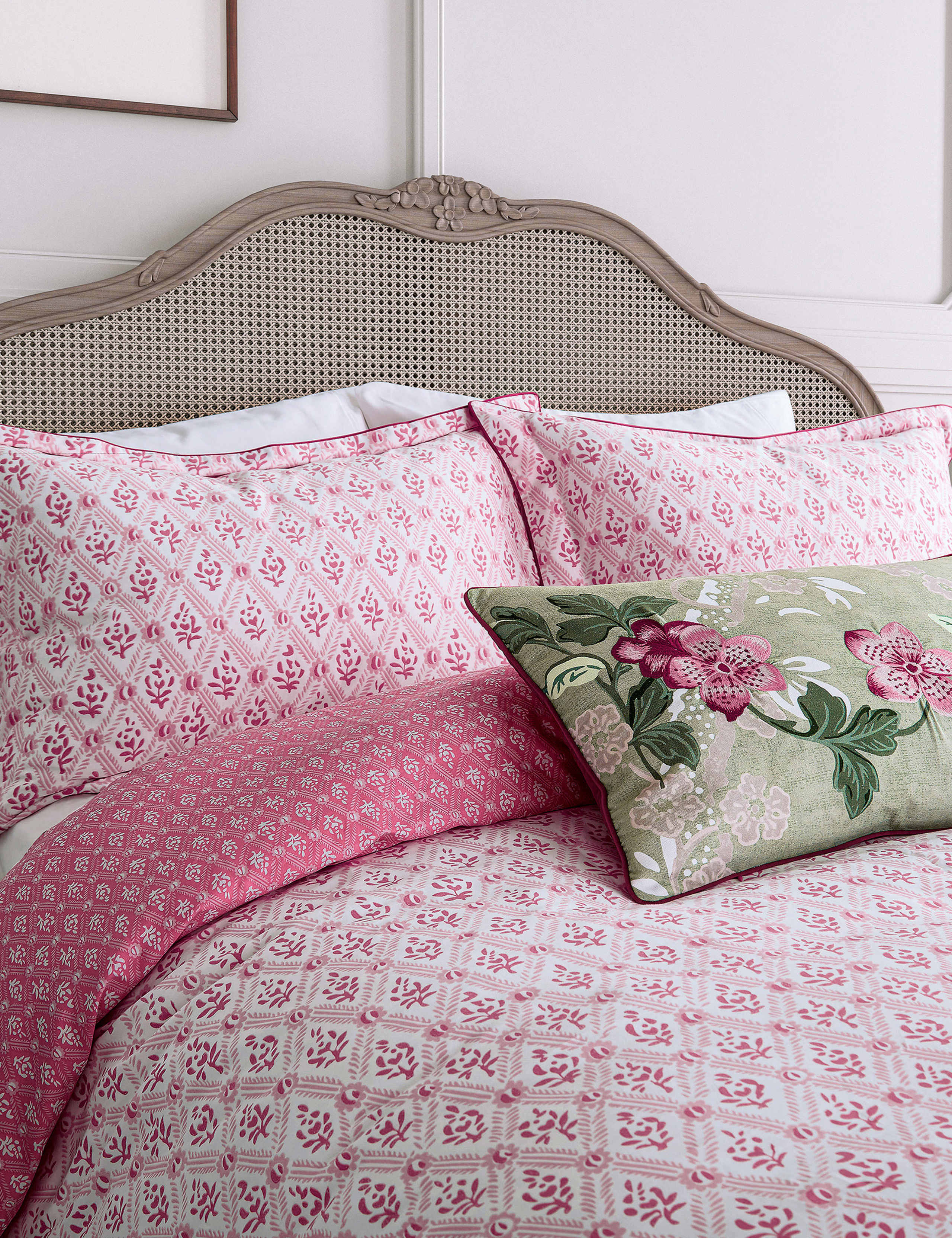 Pure Cotton St Johns Trellis Bedding Set 2 of 5