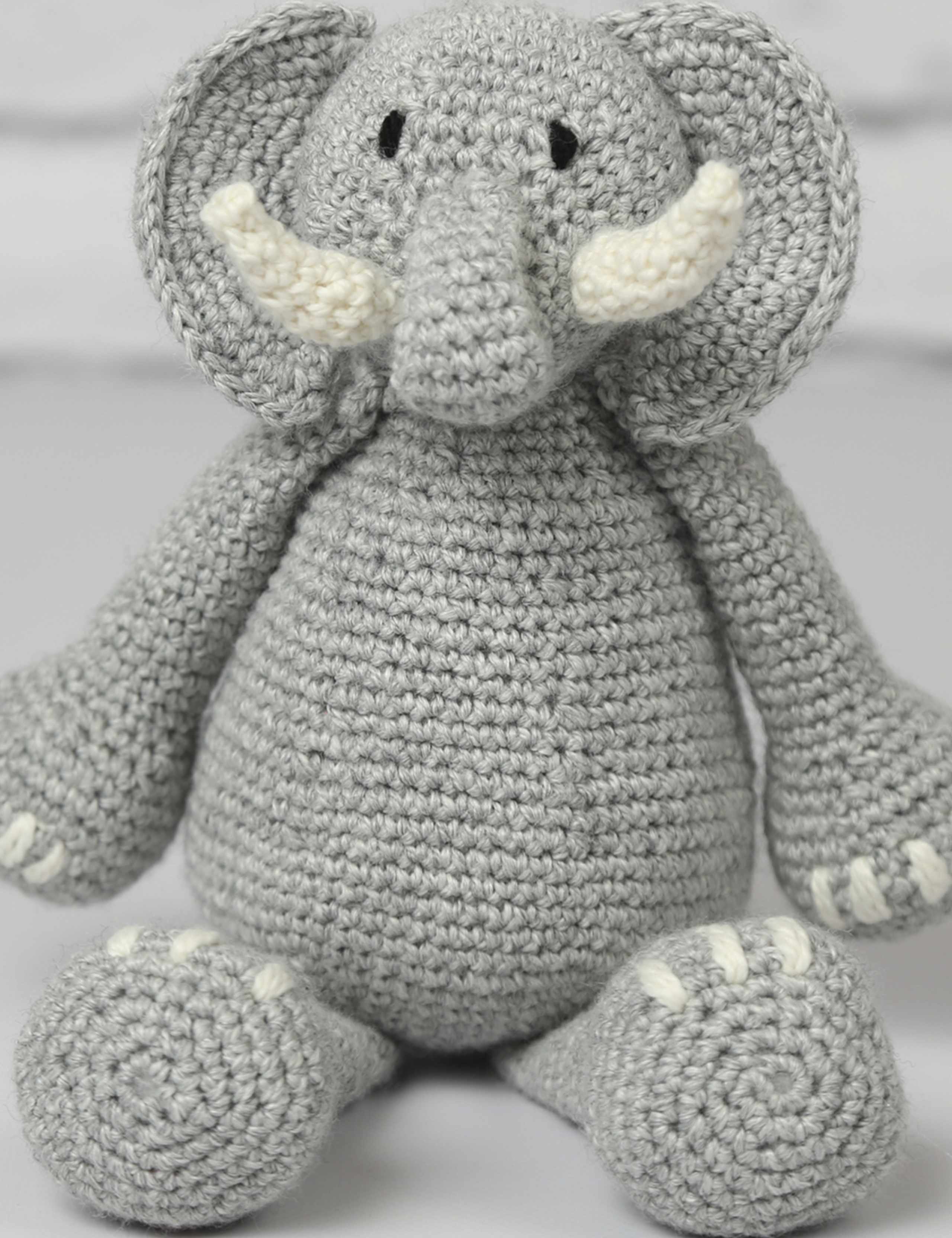 Wool Roy Elephant Crochet Kit 1 of 5