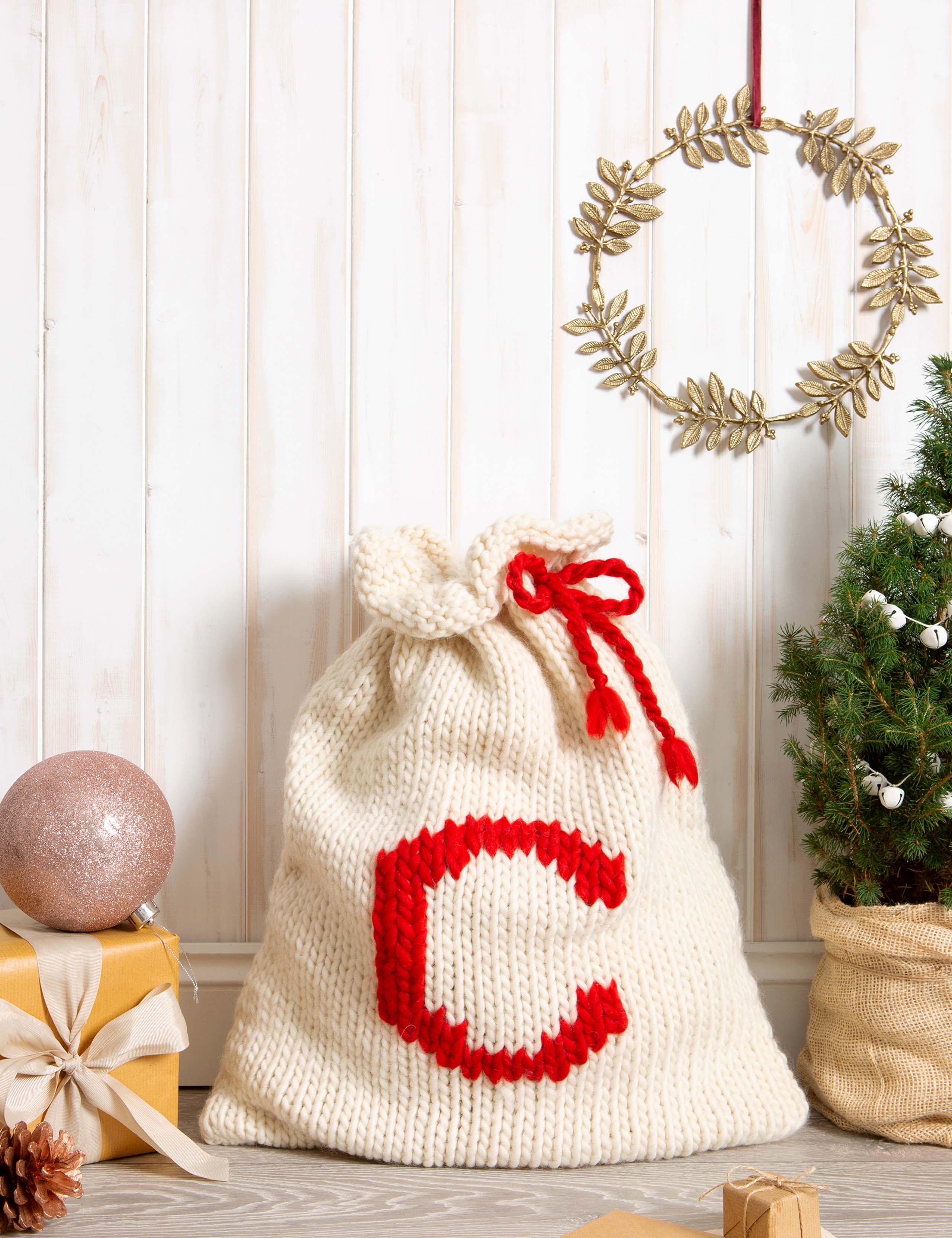 Christmas Sack Knitting Kit 1 of 4