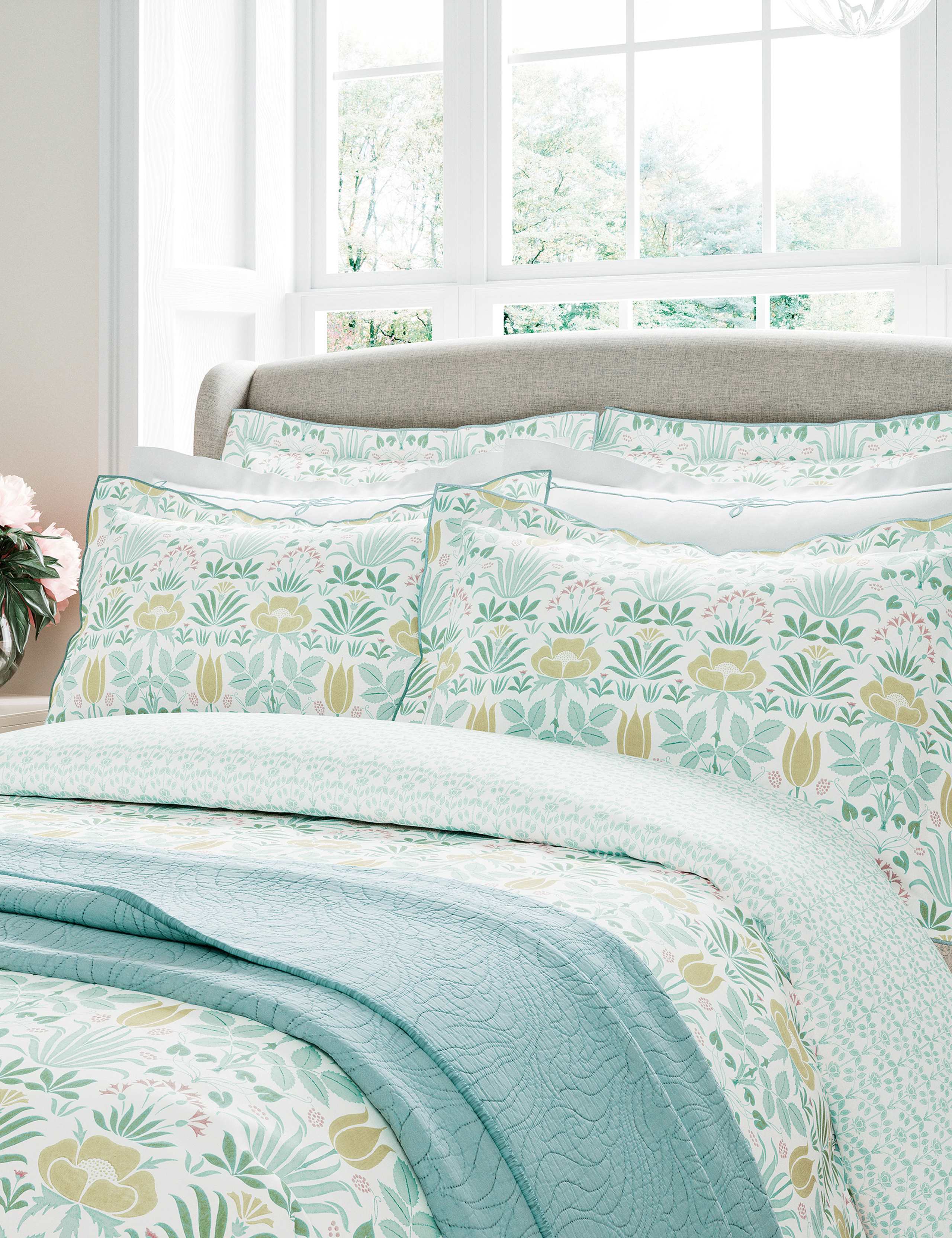Pure Cotton Voysey Anslem Duvet Cover 2 of 2