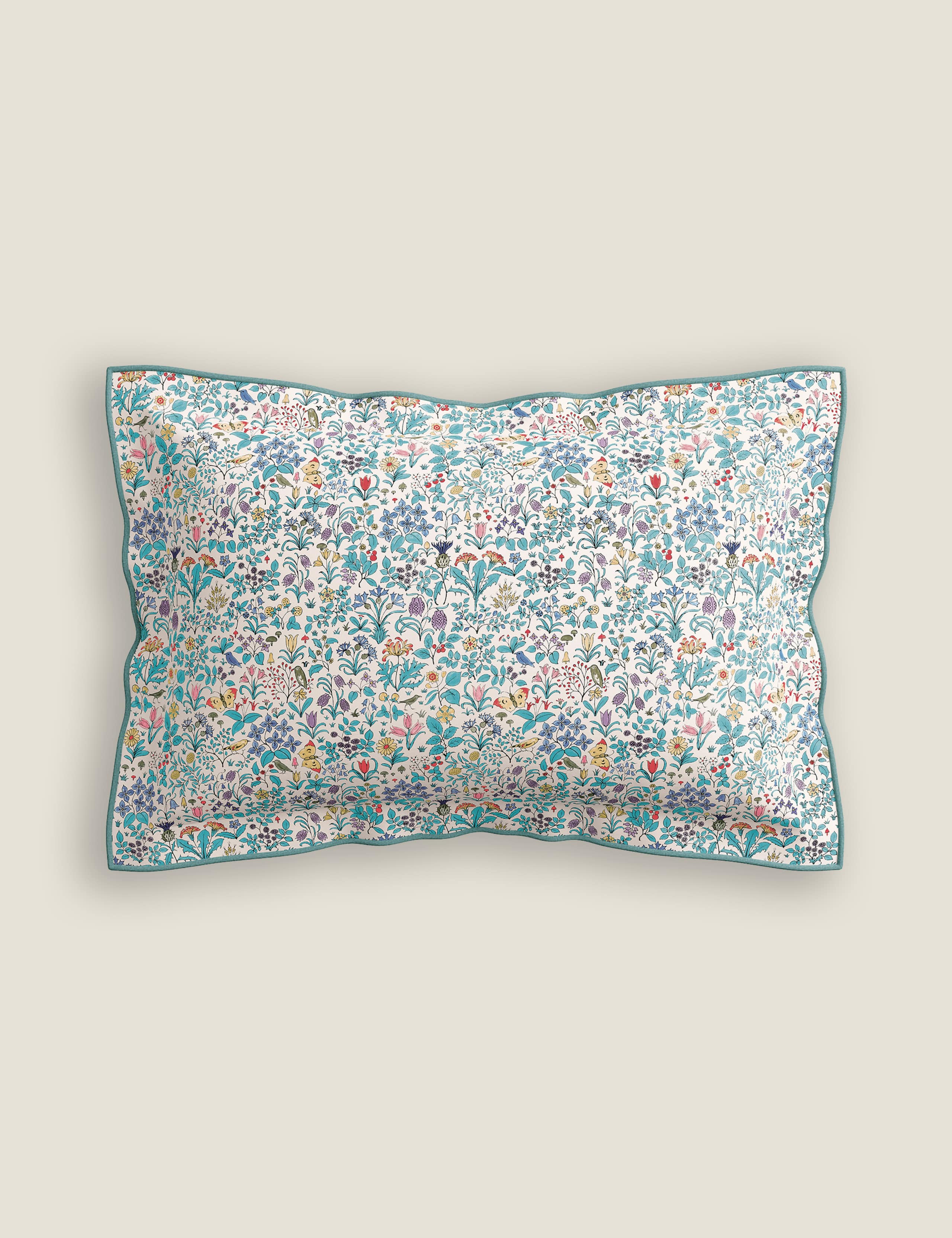 Pure Cotton Voysey Wildflower Pillowcase 1 of 2