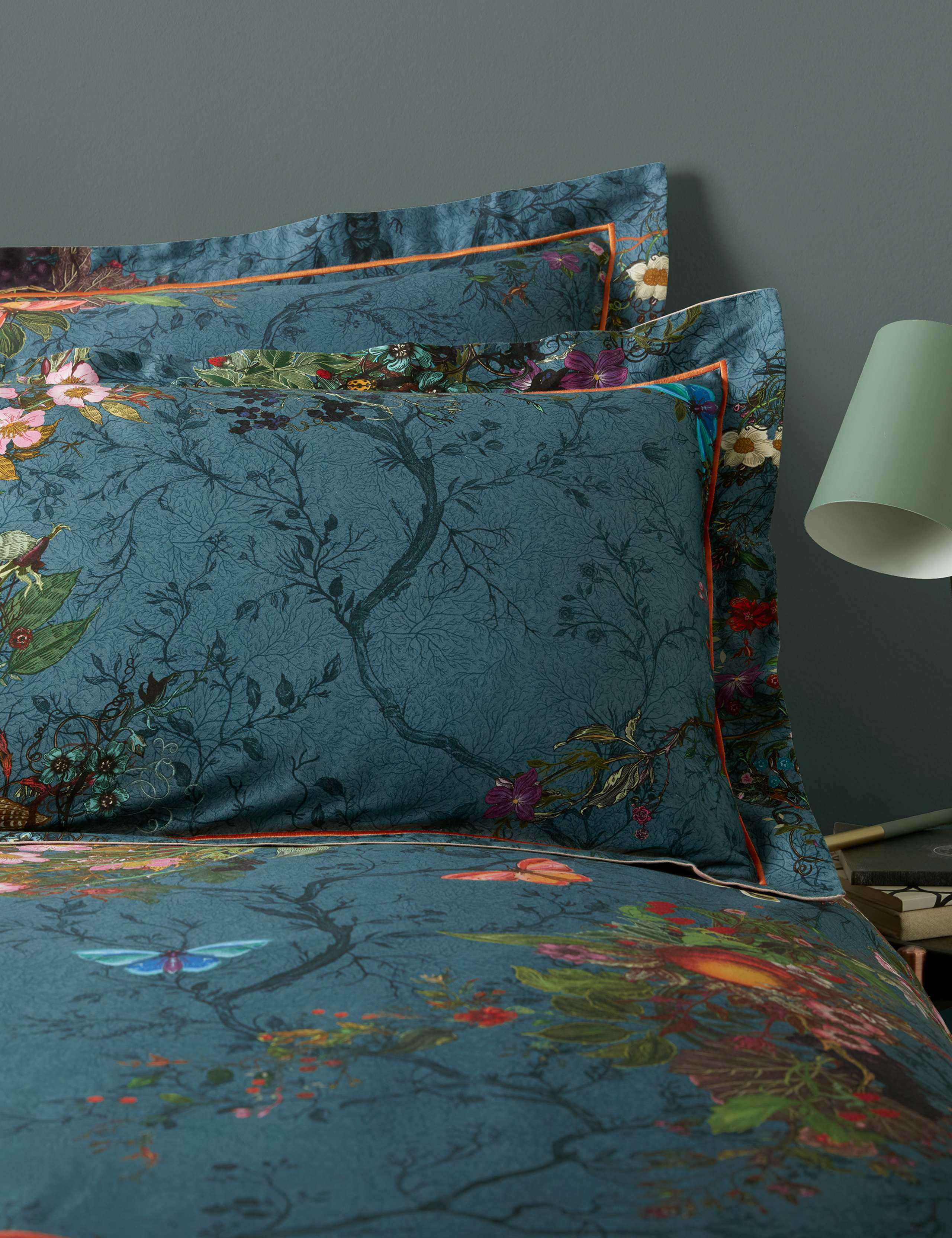 Pure Cotton Bloomsbury Garden Bedding Set 5 of 5
