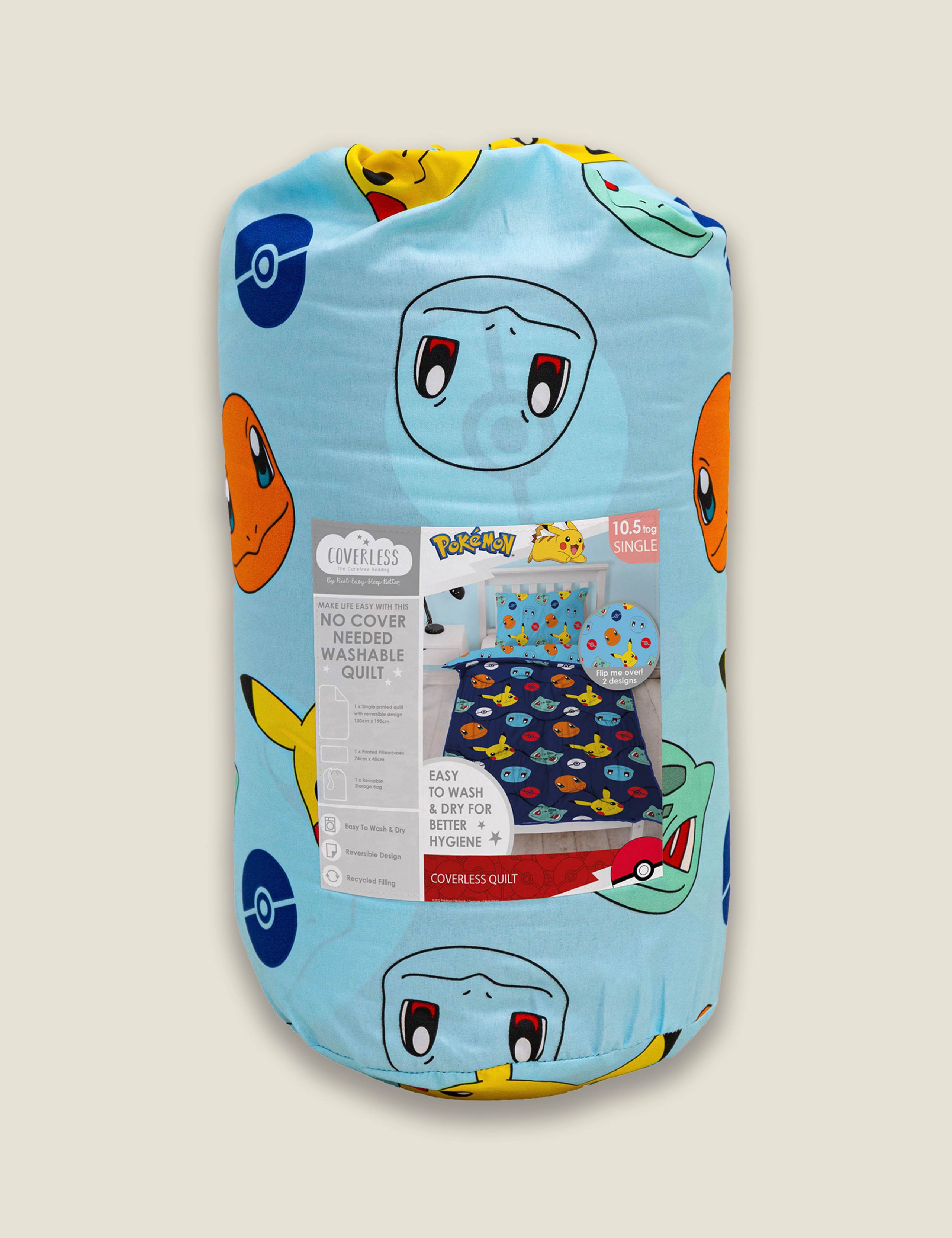 Pokemon™ Single Coverless Duvet Set 4 of 6