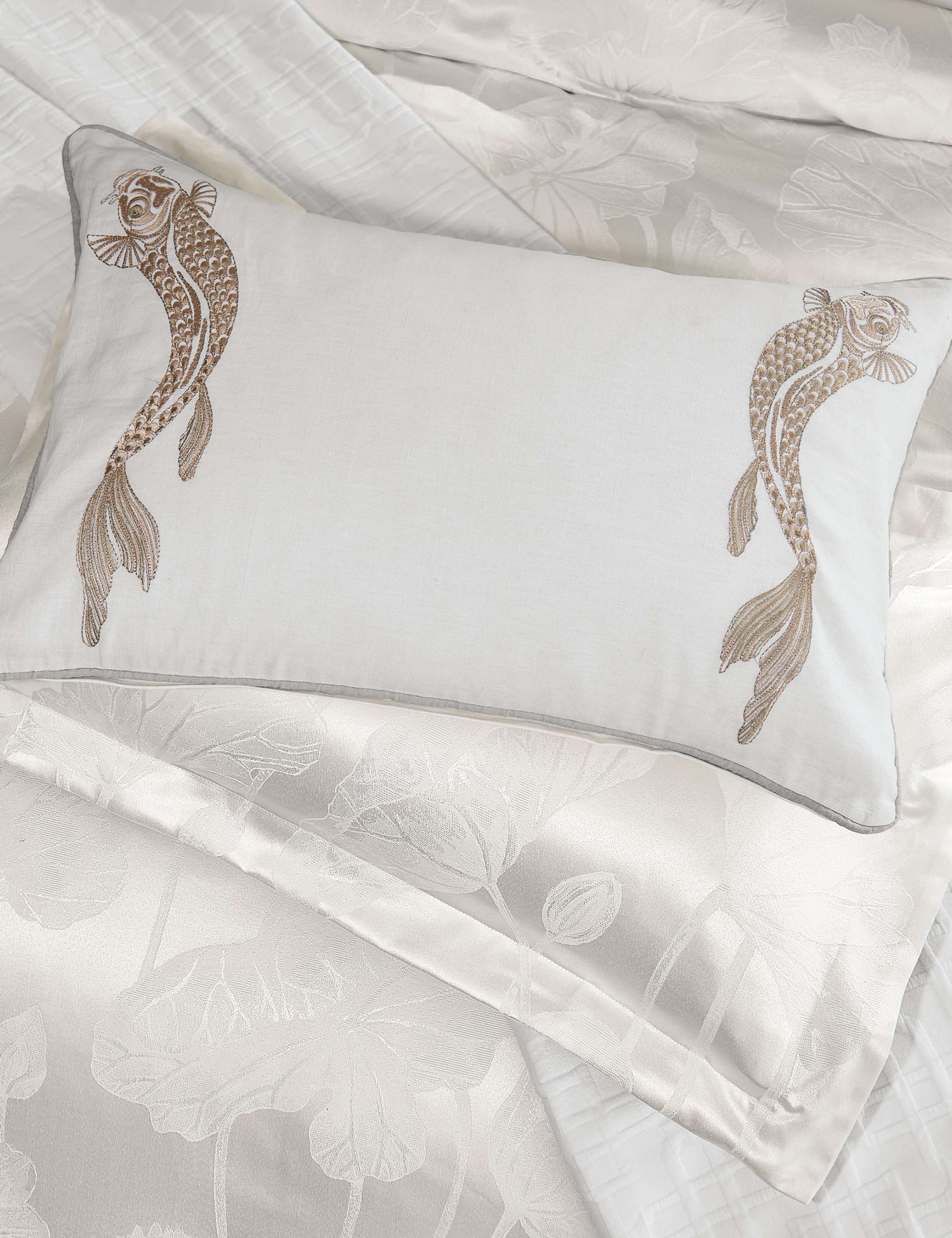 Cotton Rich Lotus Leaf Duvet Cover 4 of 4