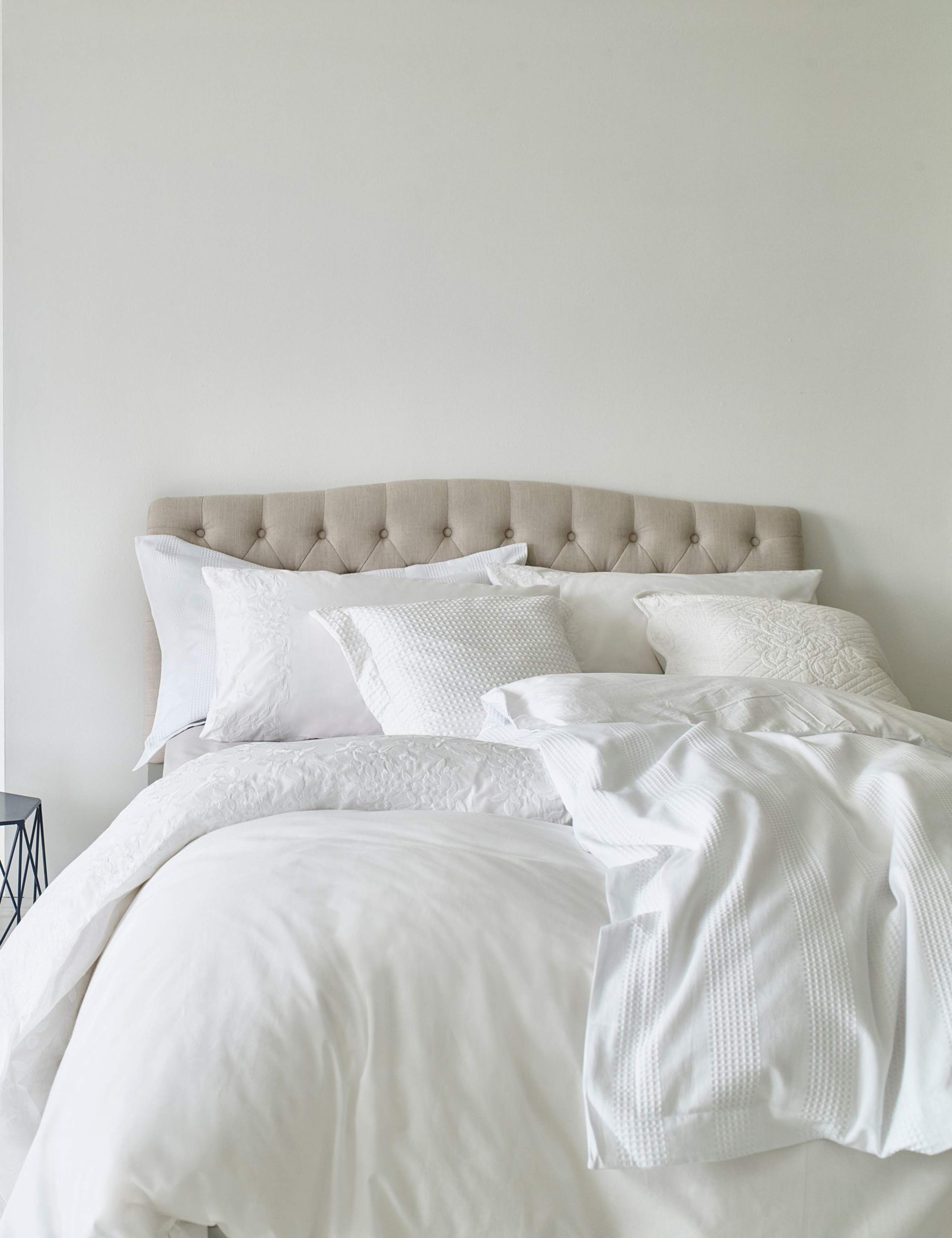 Pure Cotton Striped Waffle Bedding Set 7 of 7