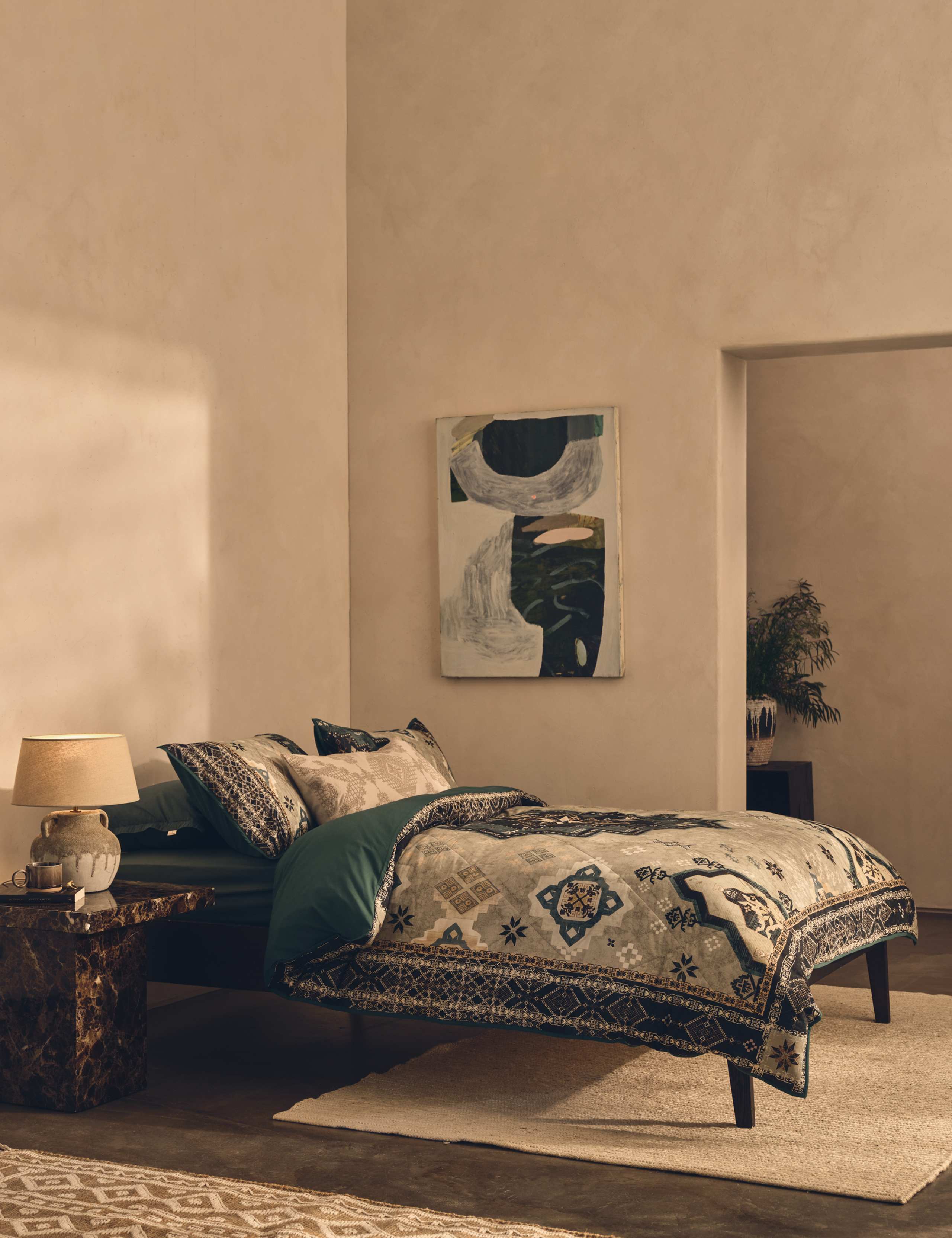 Alta Pure Cotton Bedding Set 5 of 5